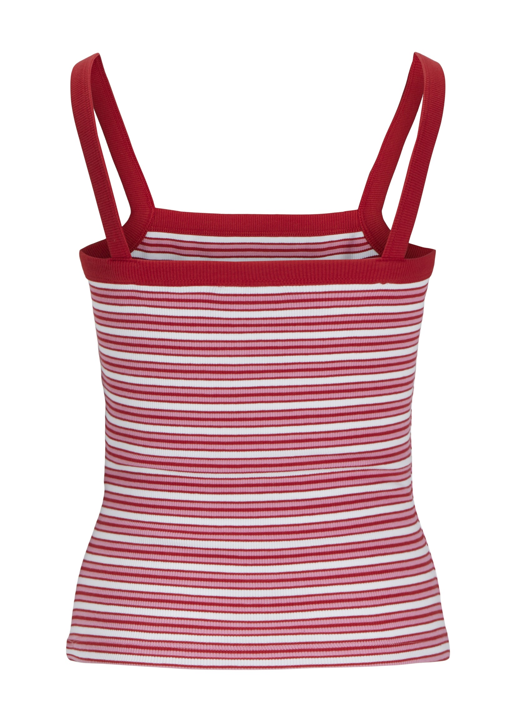 JXFIFI RIB STRIPE TOP - MORNING GLORY