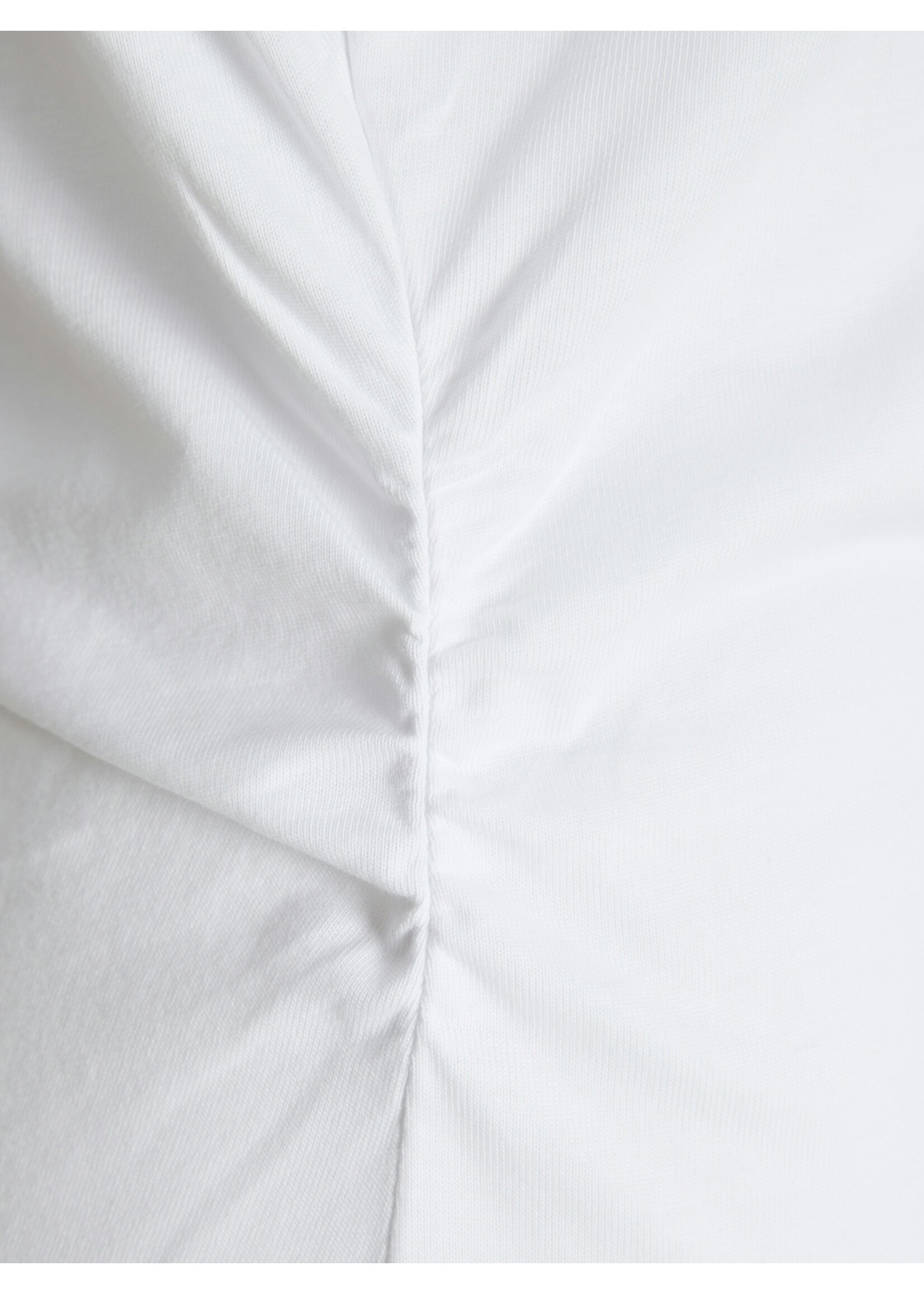 JXANNABELL ASYM TEE - BRIGHT WHITE