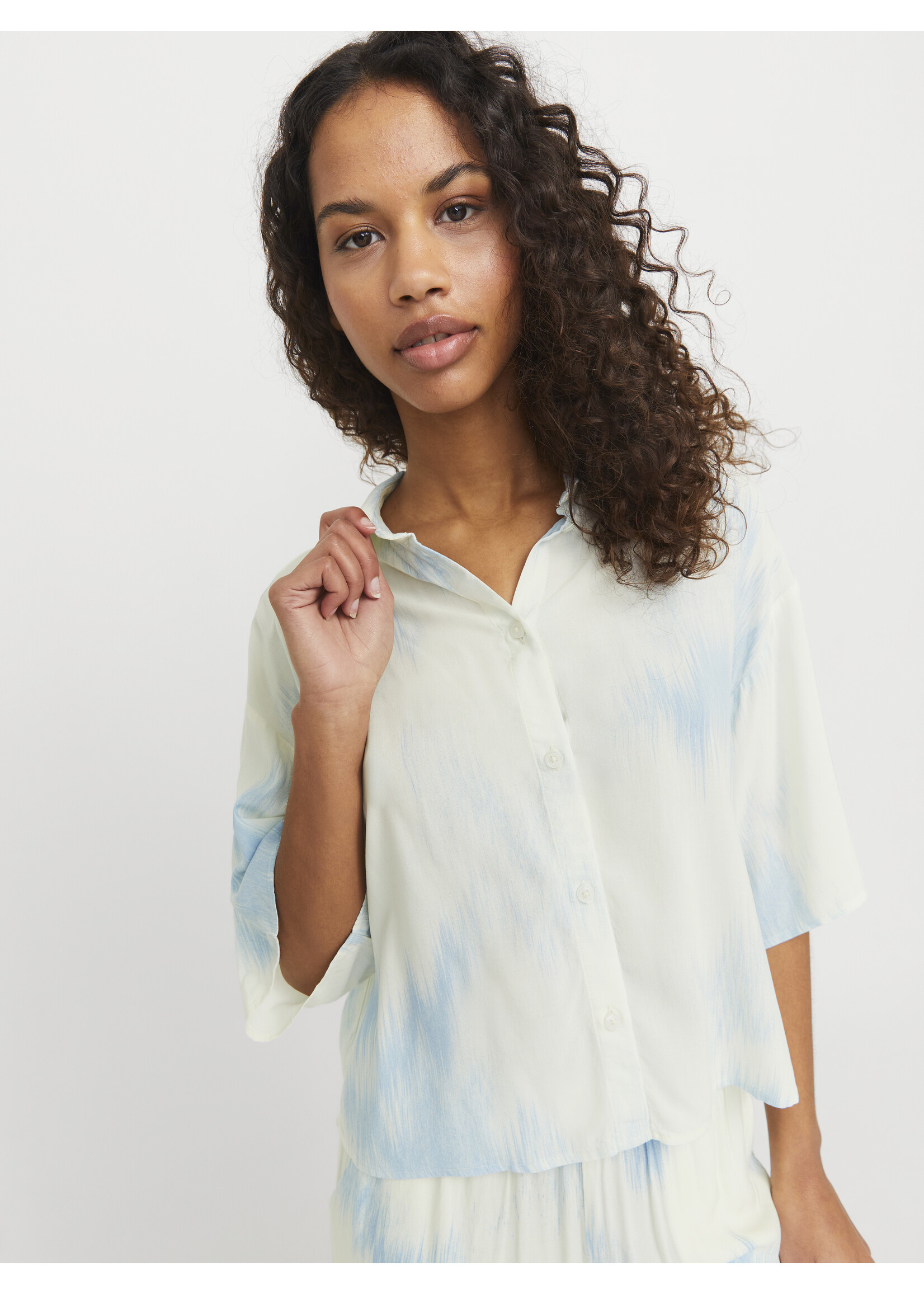 JXMIRA VISCOSE SHIRT - LITTLE BOY BLUE