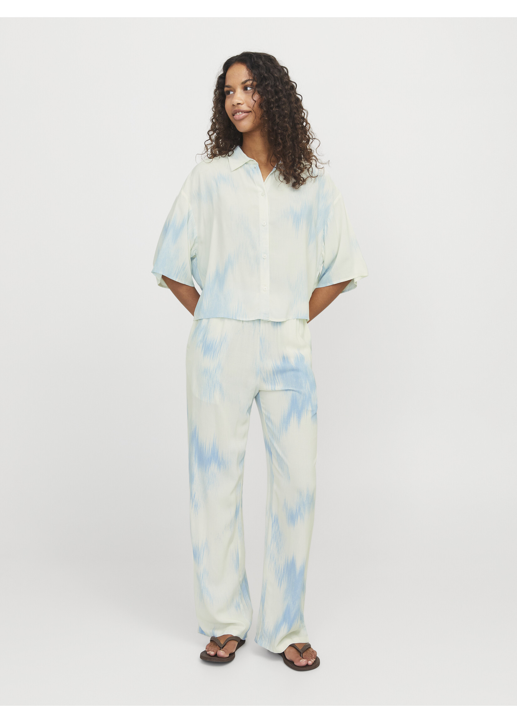 JXMIRA VISCOSE SHIRT - LITTLE BOY BLUE