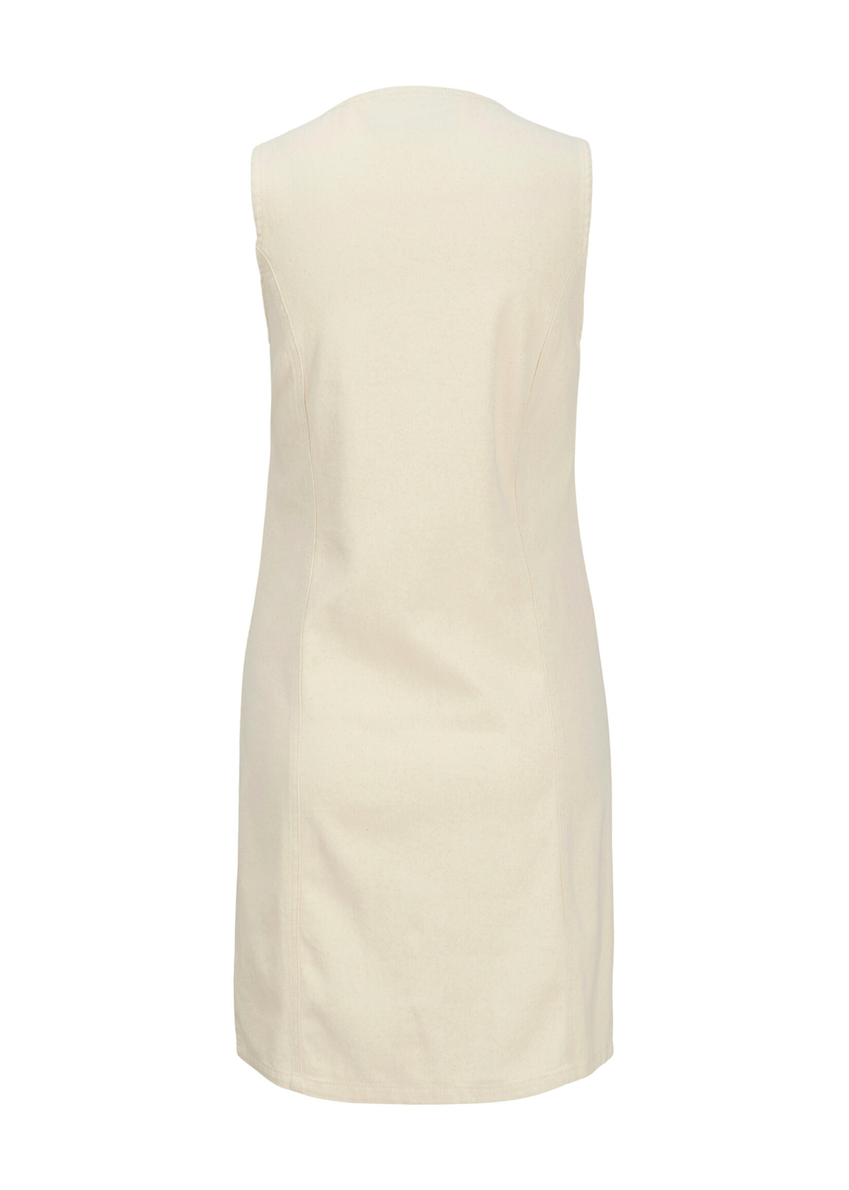 JXDORA NARA SHORT DENIM DRESS - OFF WHITE DENIM