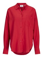 JXJAMIE BREEZE SUMMER LINEN SHIRT - RACING RED