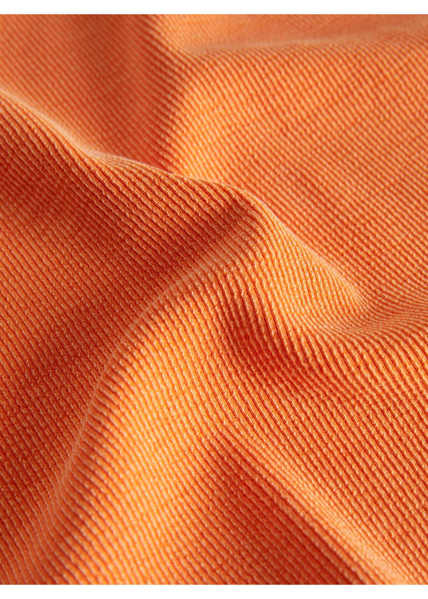 JXFALLON WASH RIB TOP - PERSIMMON ORANGE