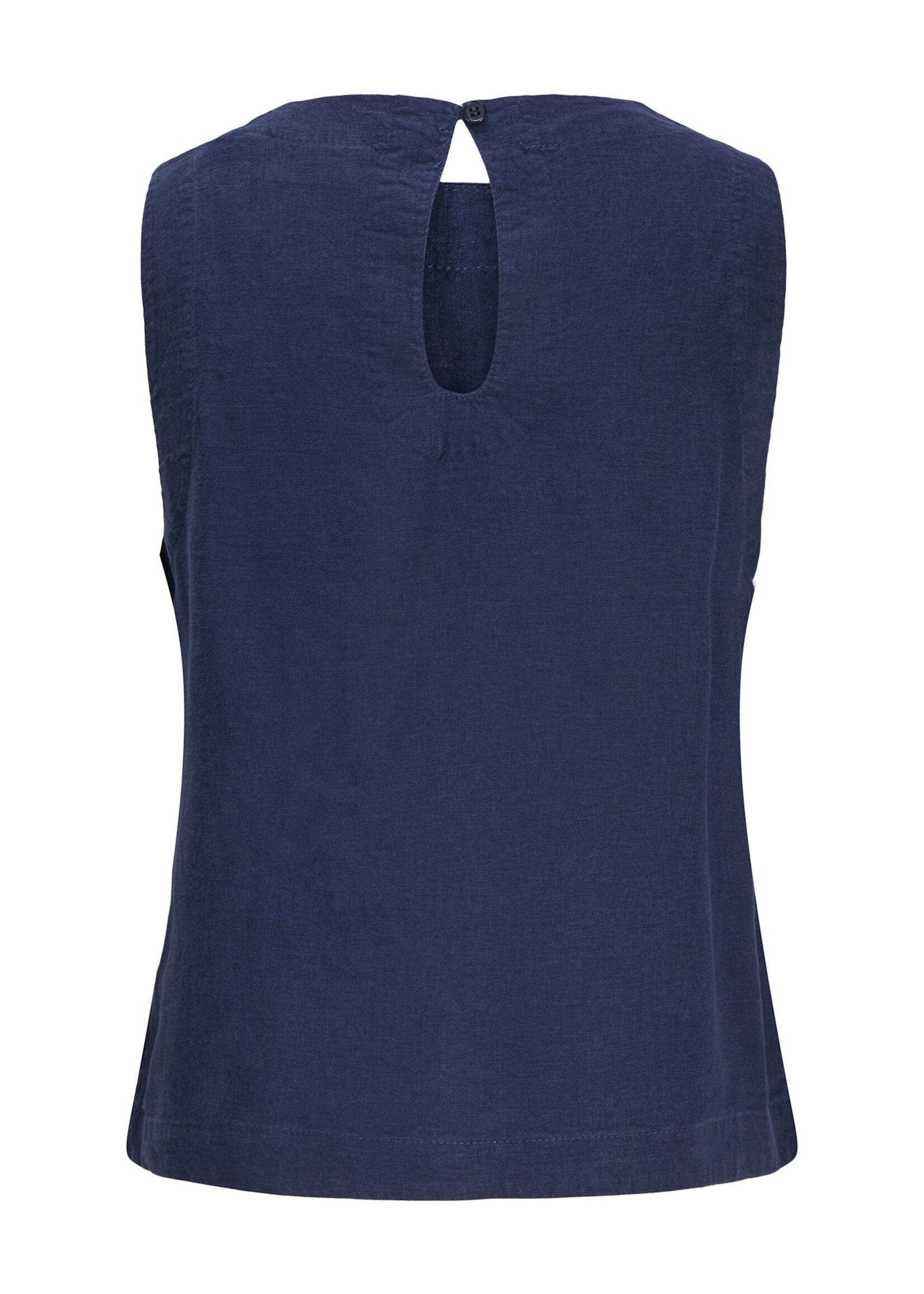 JXBREEZE SUMMER LINEN TOP - PEACOAT