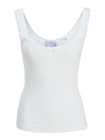JJXX JXFAME SL LACE TOP - BLANC DE BLANC