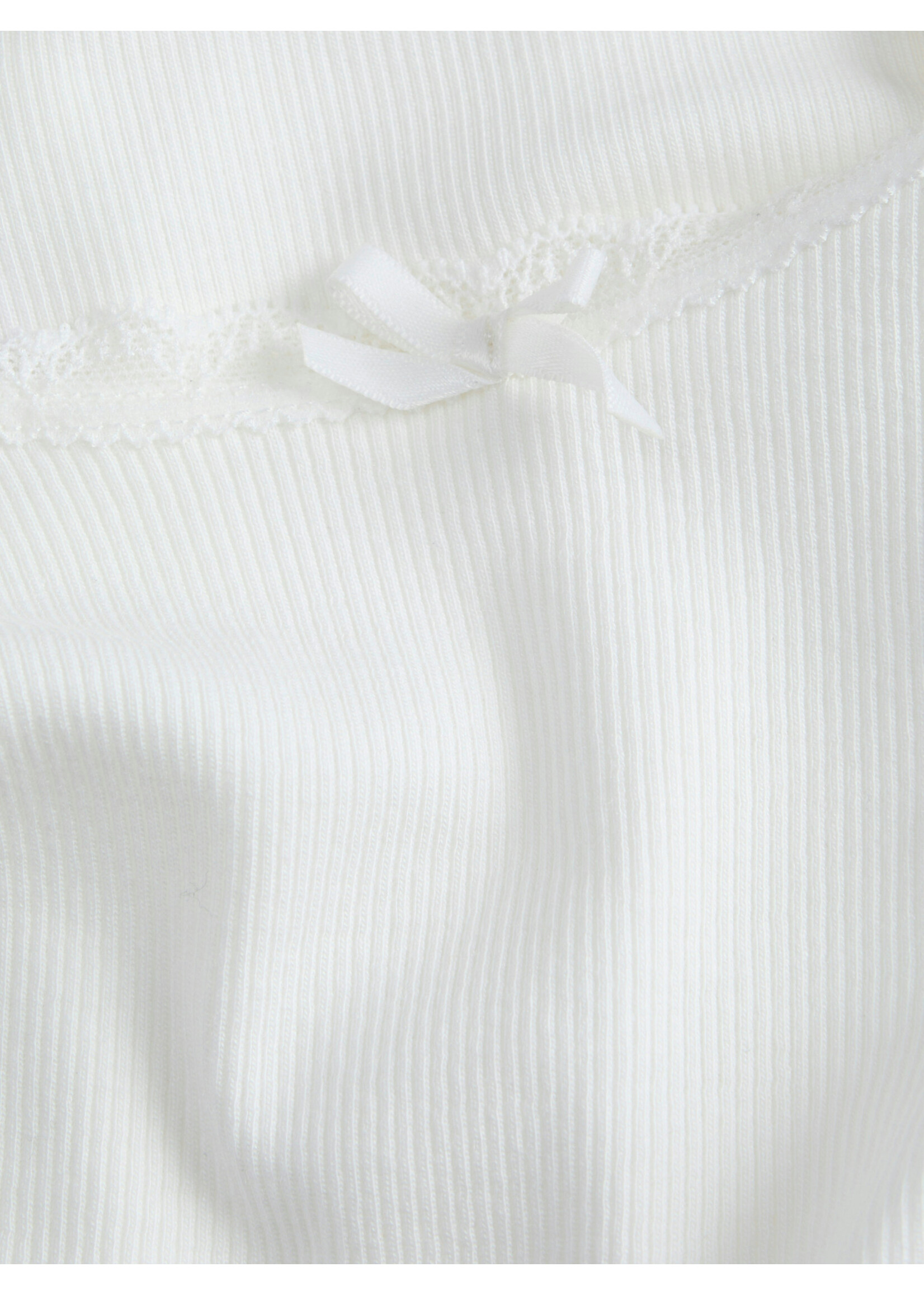 JJXX JXFAME SL LACE TOP - BLANC DE BLANC