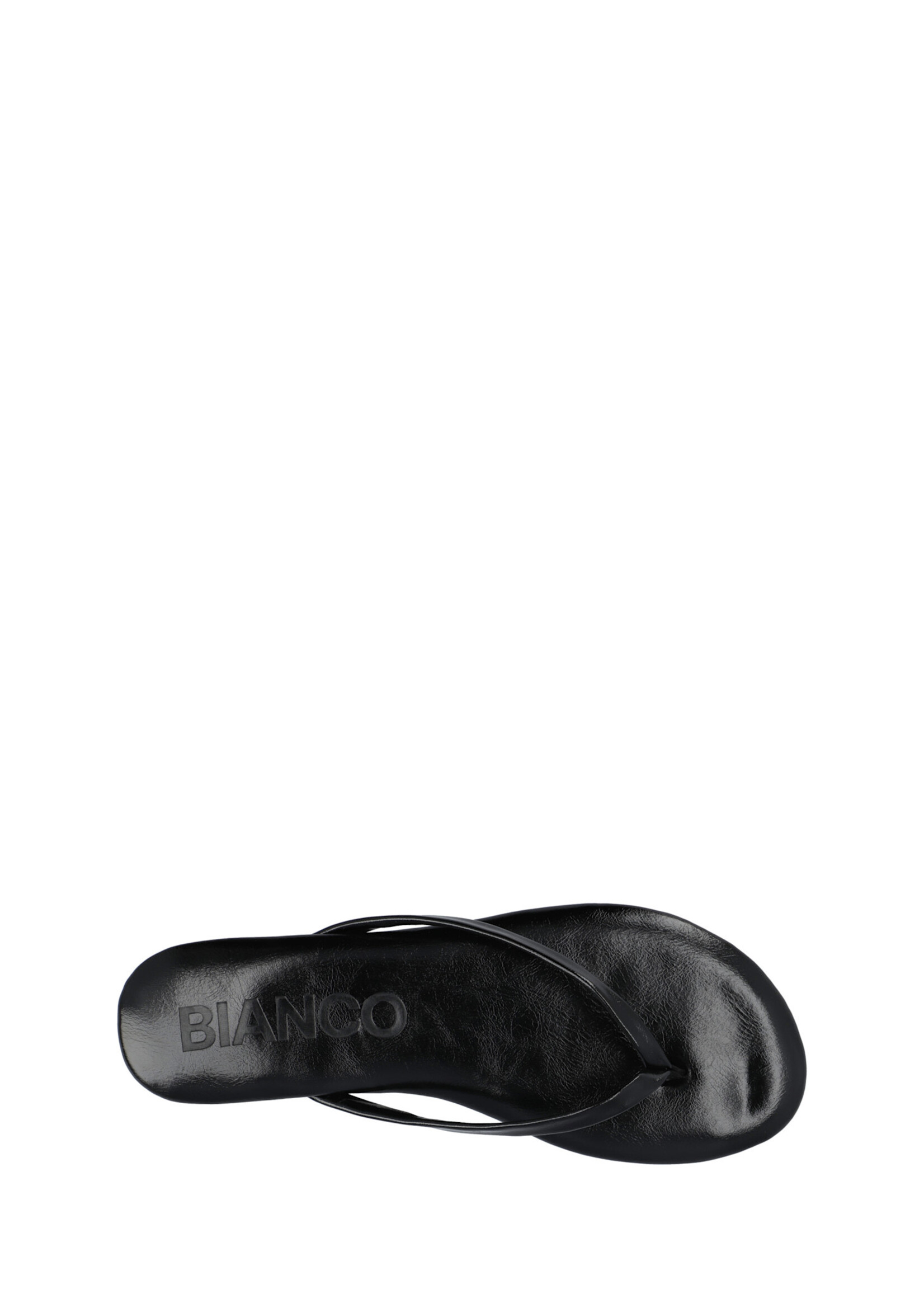 BIAMEXICO Flip Flop Faux Leather - Black