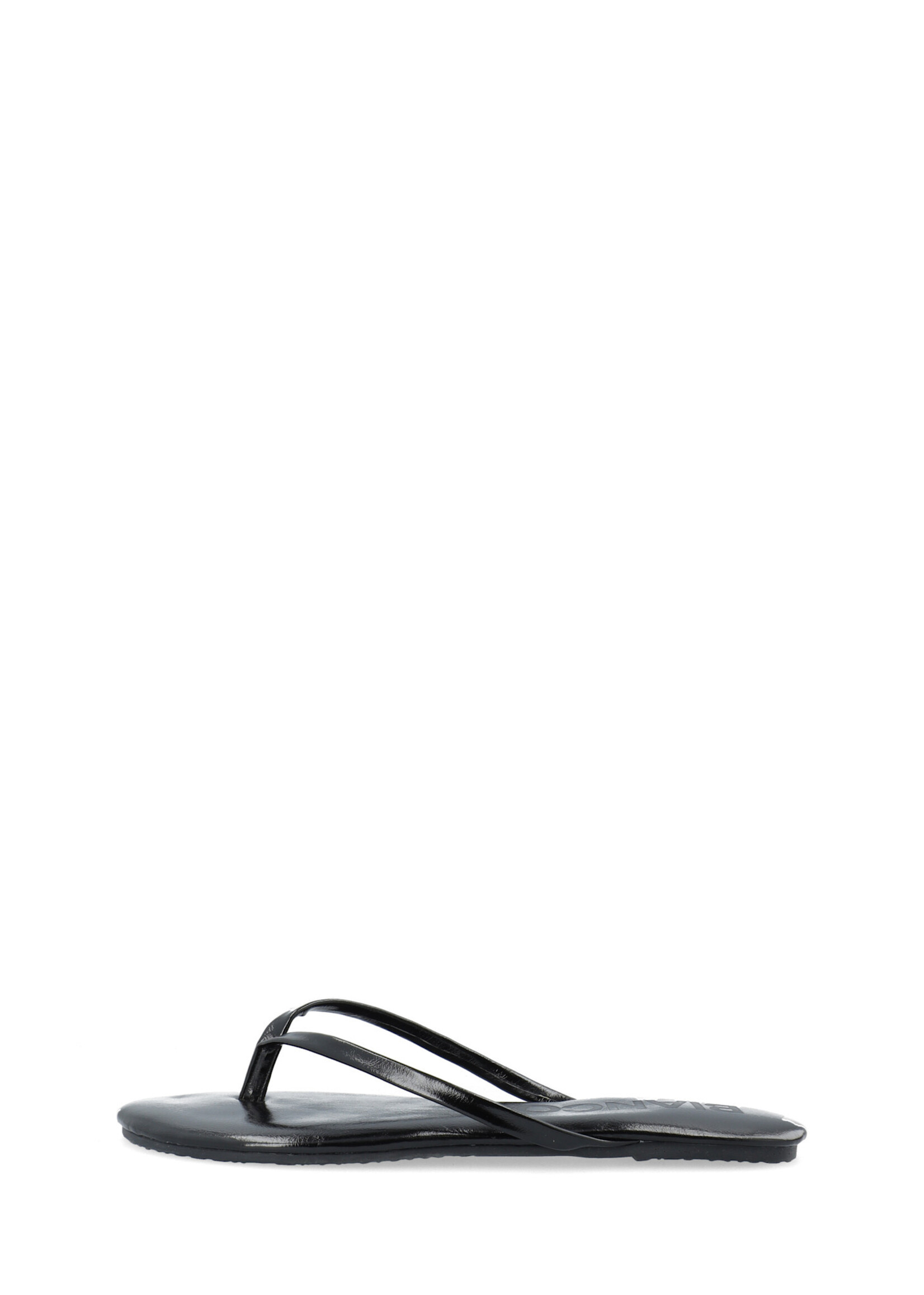 BIANCO BIAMEXICO Flip Flop Faux Leather - Black