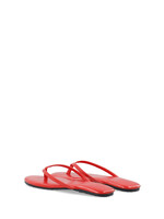 BIANCO BIAMEXICO Flip Flop Faux Leather - red
