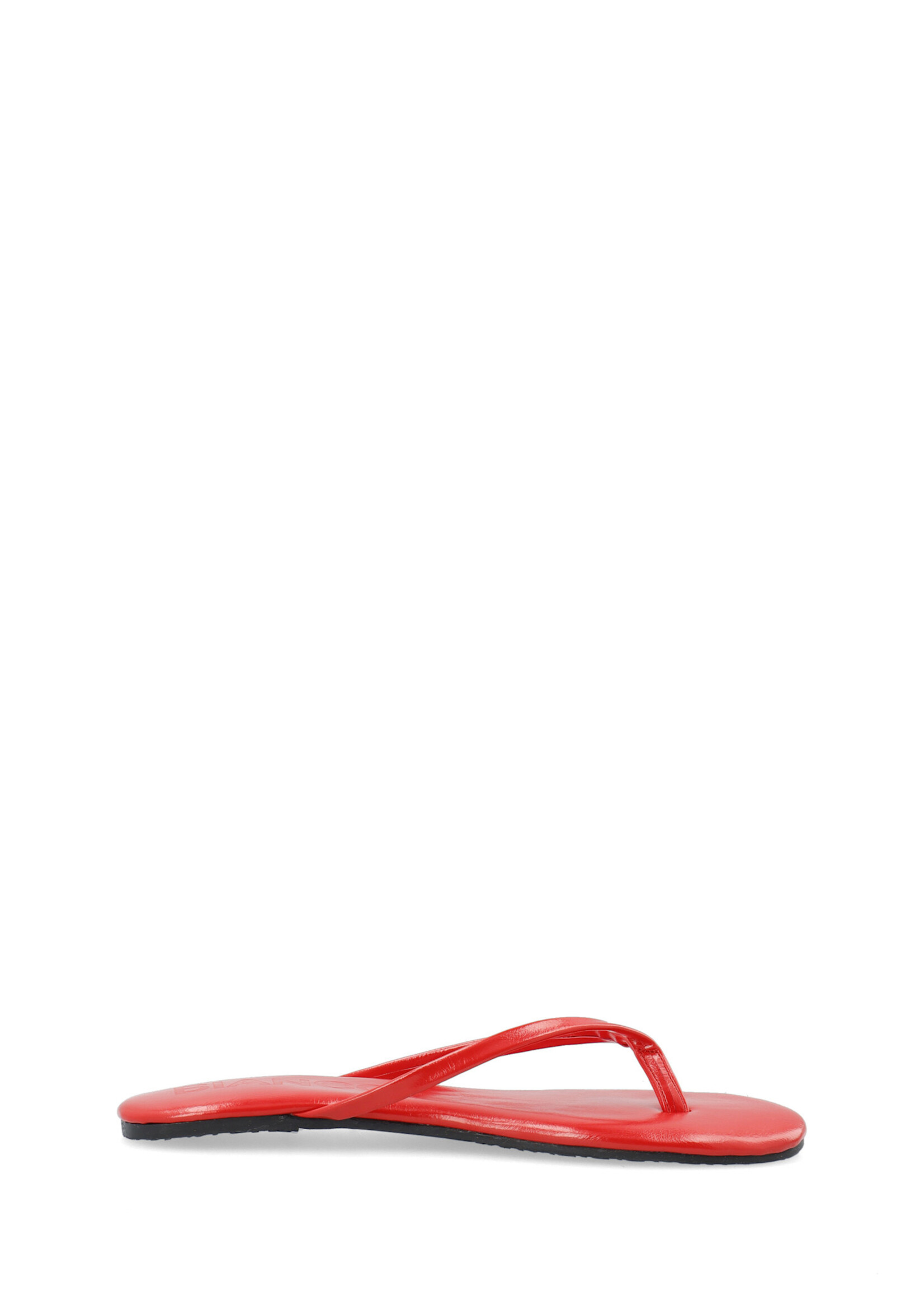 BIANCO BIAMEXICO Flip Flop Faux Leather - red