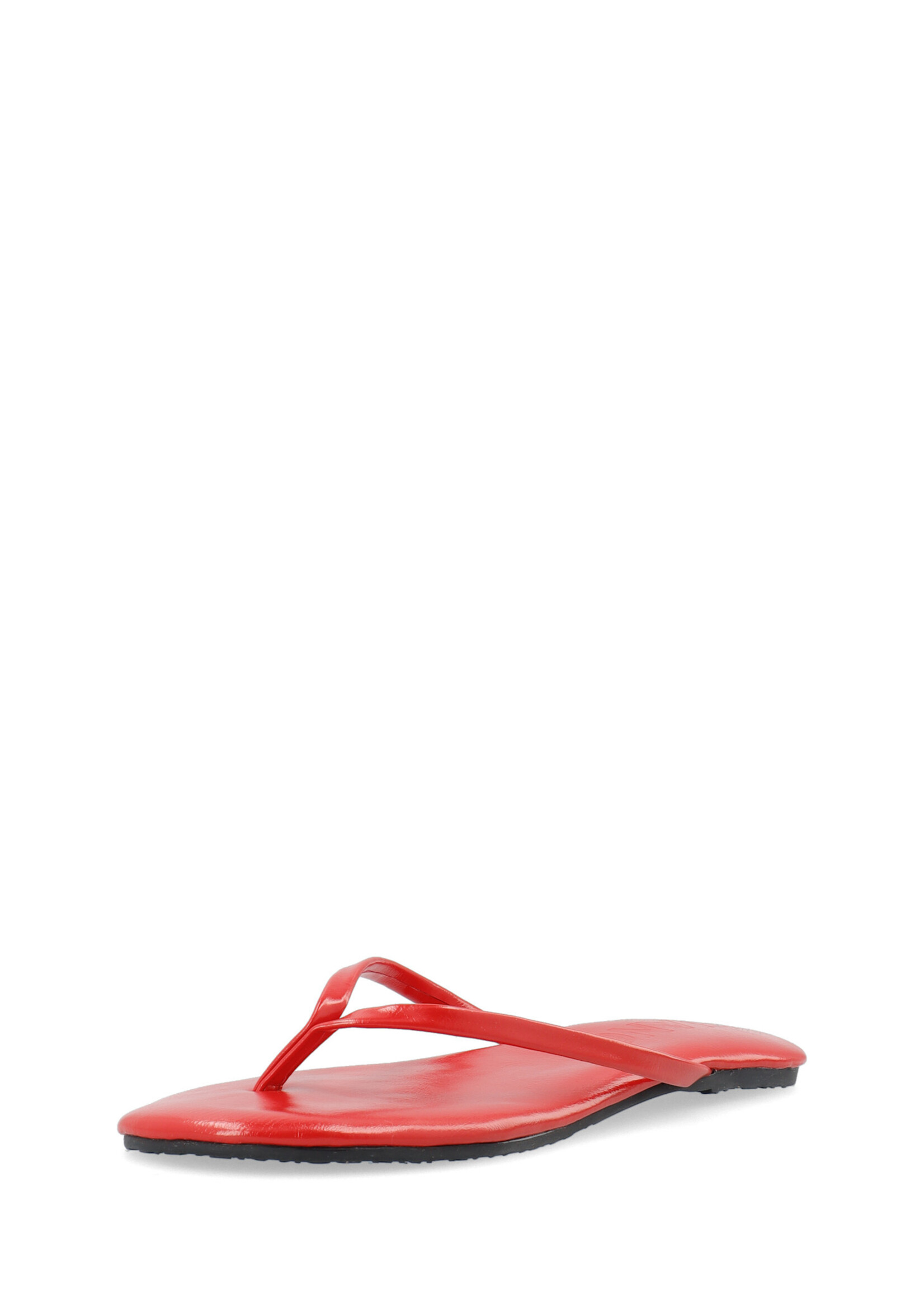 BIANCO BIAMEXICO Flip Flop Faux Leather - red