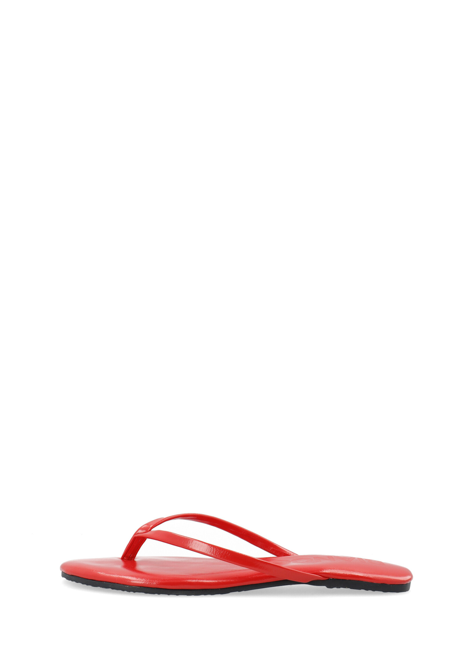 BIANCO BIAMEXICO Flip Flop Faux Leather - red