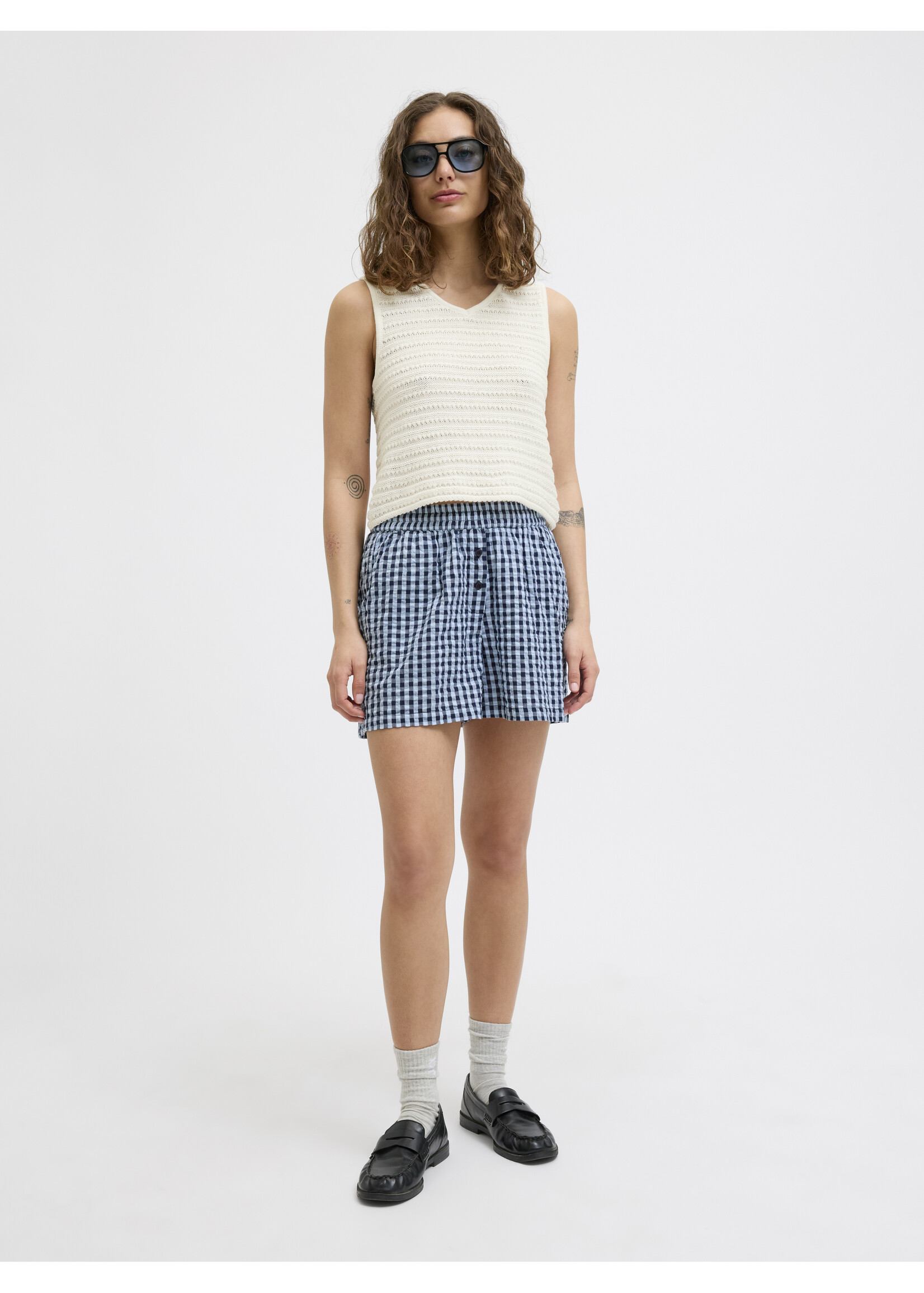 JJXX JXRORY TOP KNIT - VANILLA ICE
