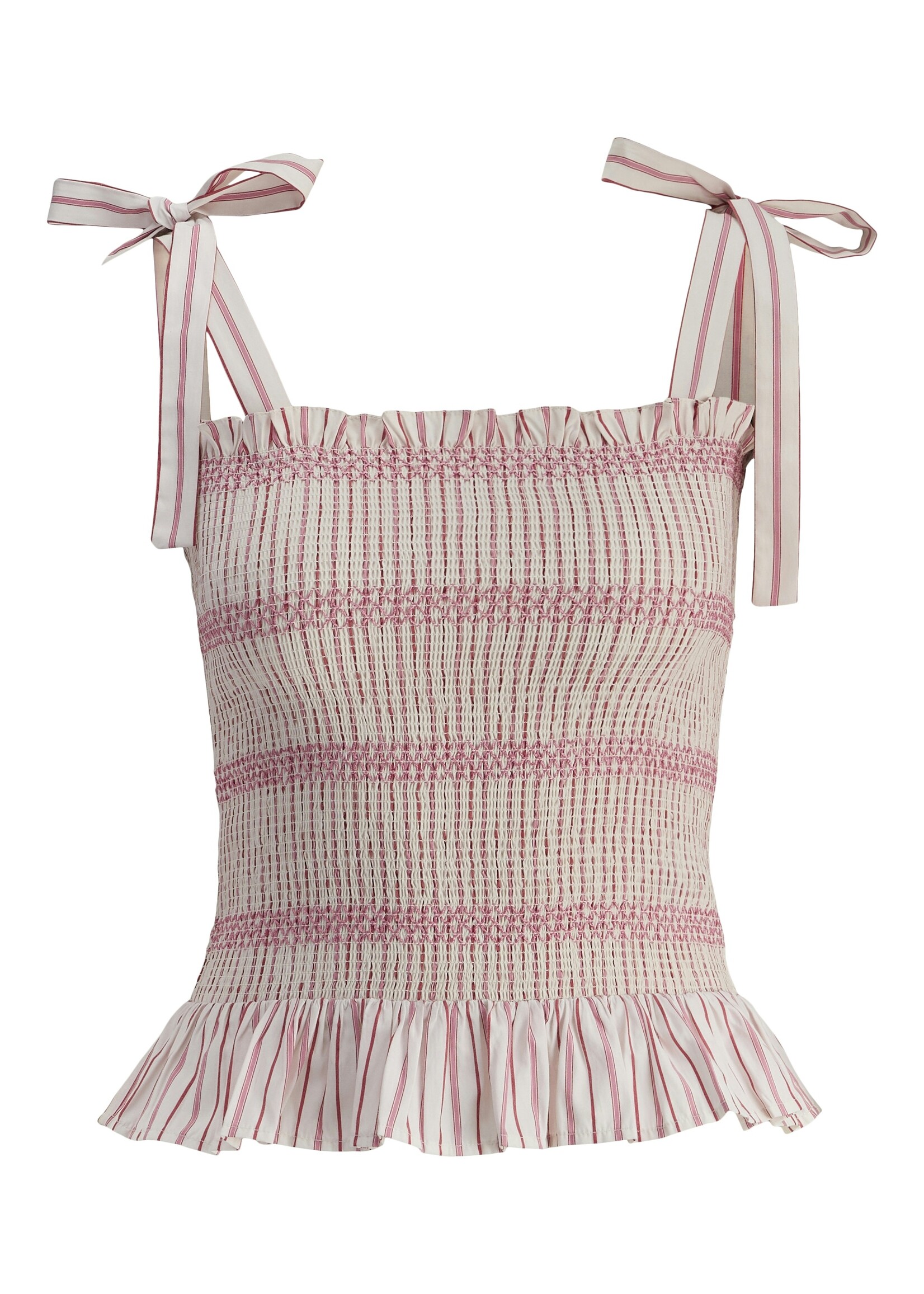 JJXX JXCARO POPLIN SMOCK TOP - MORNING GLORY STRIPES