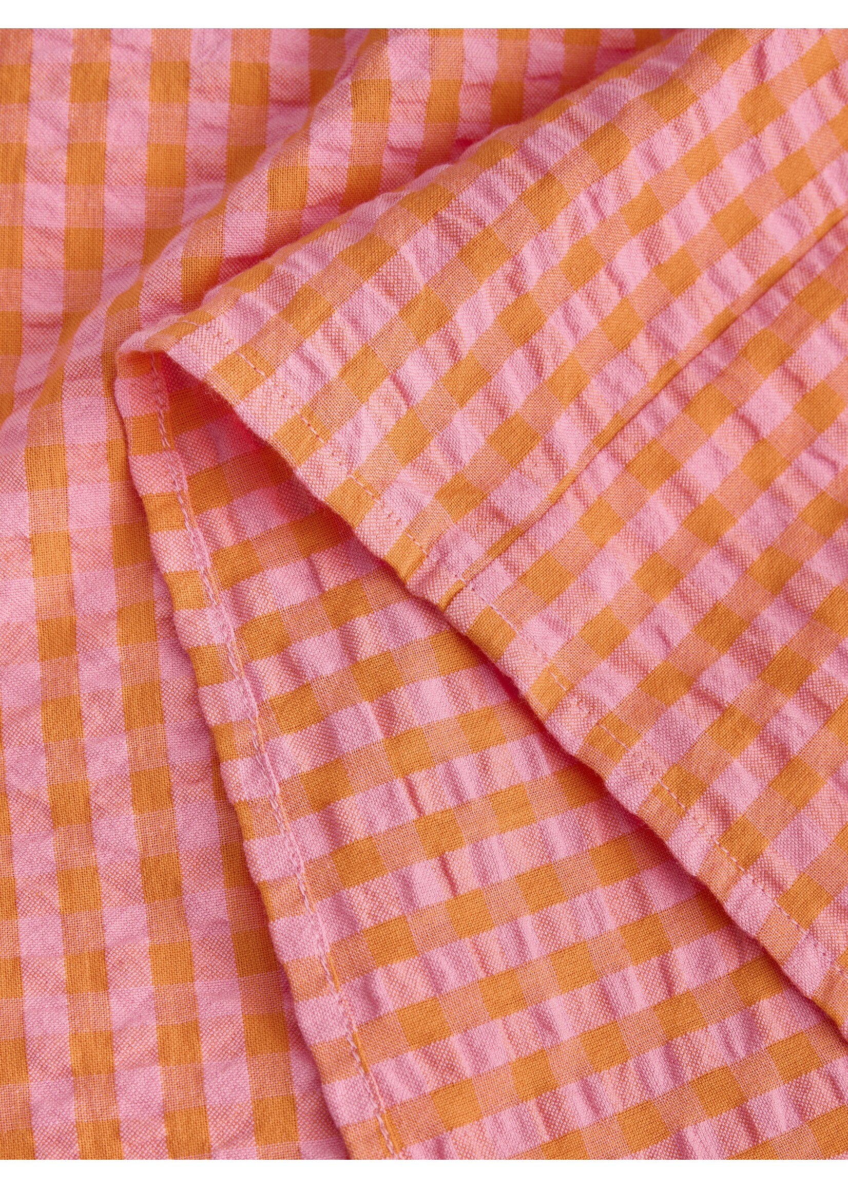JJXX JXPETRA SEERSUCKER SMOCK LONG SKIRT - PERSIMMON ORANGE