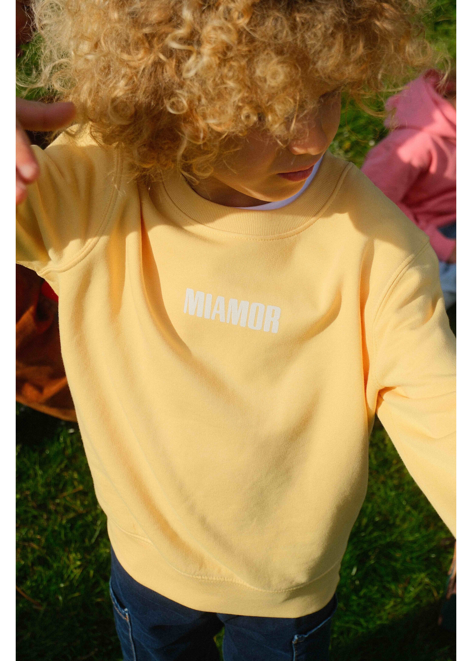 MIAMOR NEW - Mini Miamor supreme crew neck - yellow cream