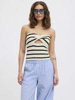 JXLINNEA BANDEAU TWIST TOP - BLACK