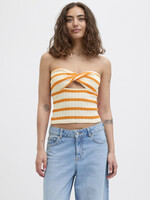 JXLINNEA BANDEAU TWIST TOP - PERSIMMON ORANGE