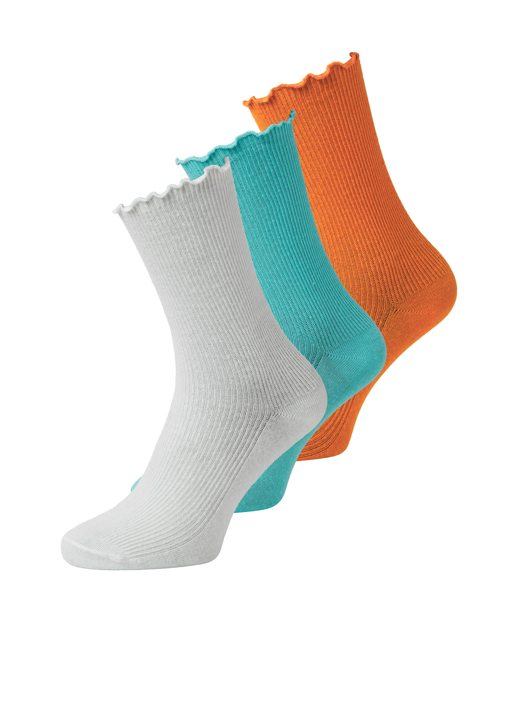 JXREESE FRILL BASIC SOCK 3-PACK