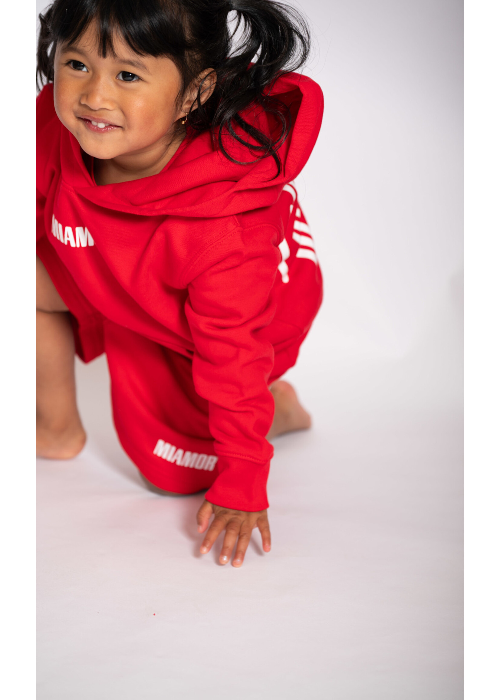 MIAMOR NEW - Mini Miamor supreme shorts red - white logo