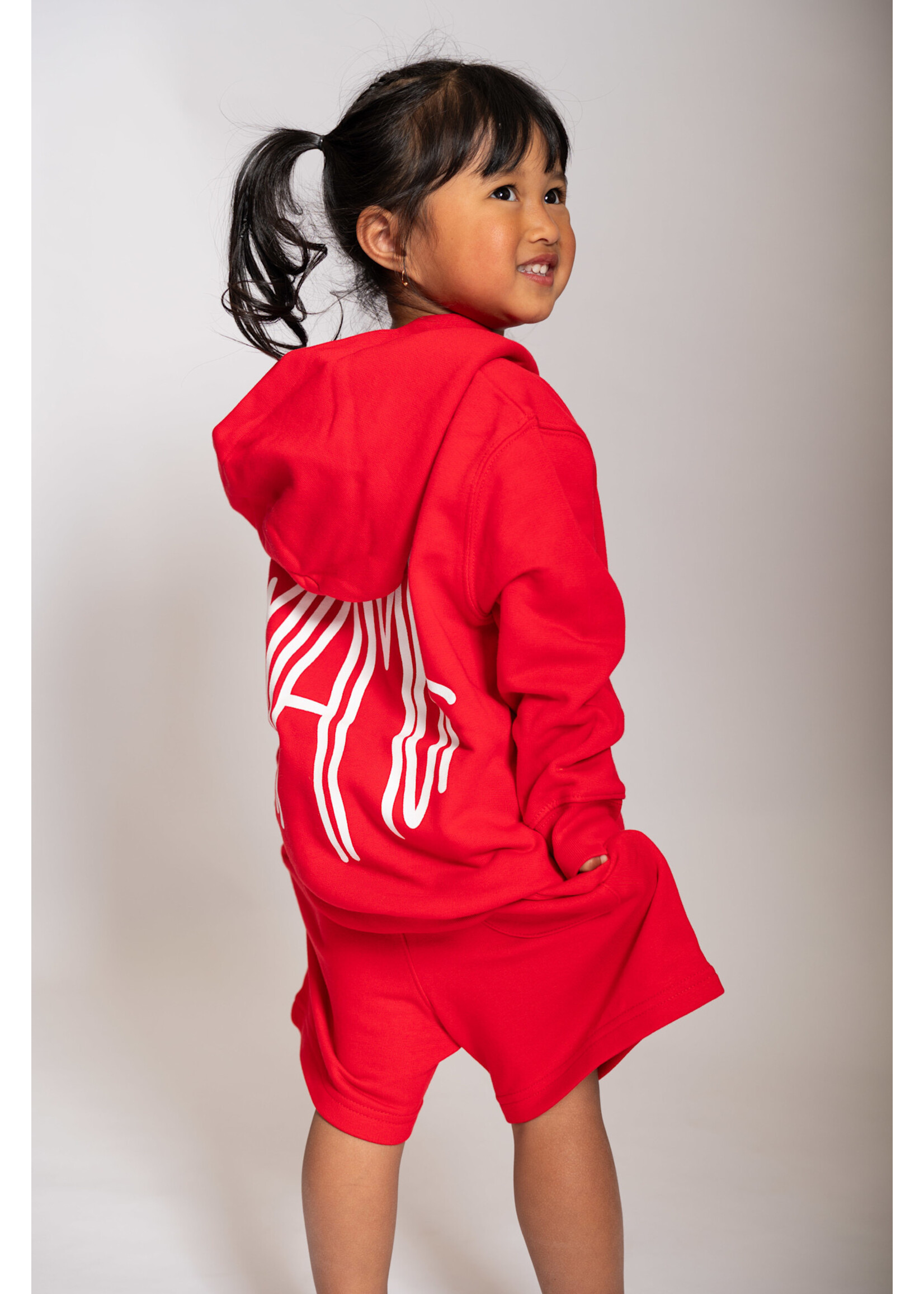 MIAMOR NEW - Mini Miamor supreme shorts red - white logo