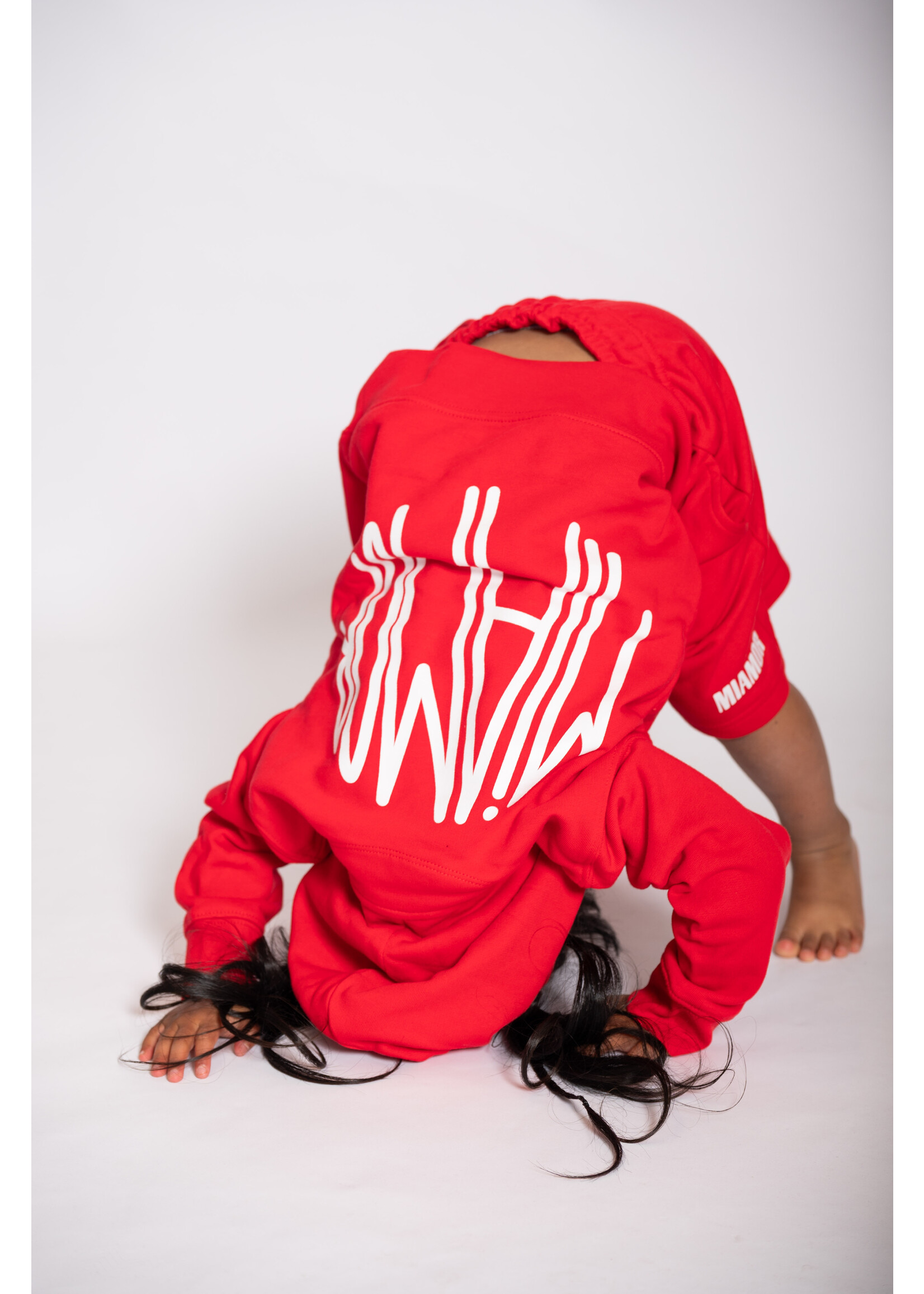 MIAMOR NEW - Mini Miamor supreme hoodie red - white logo