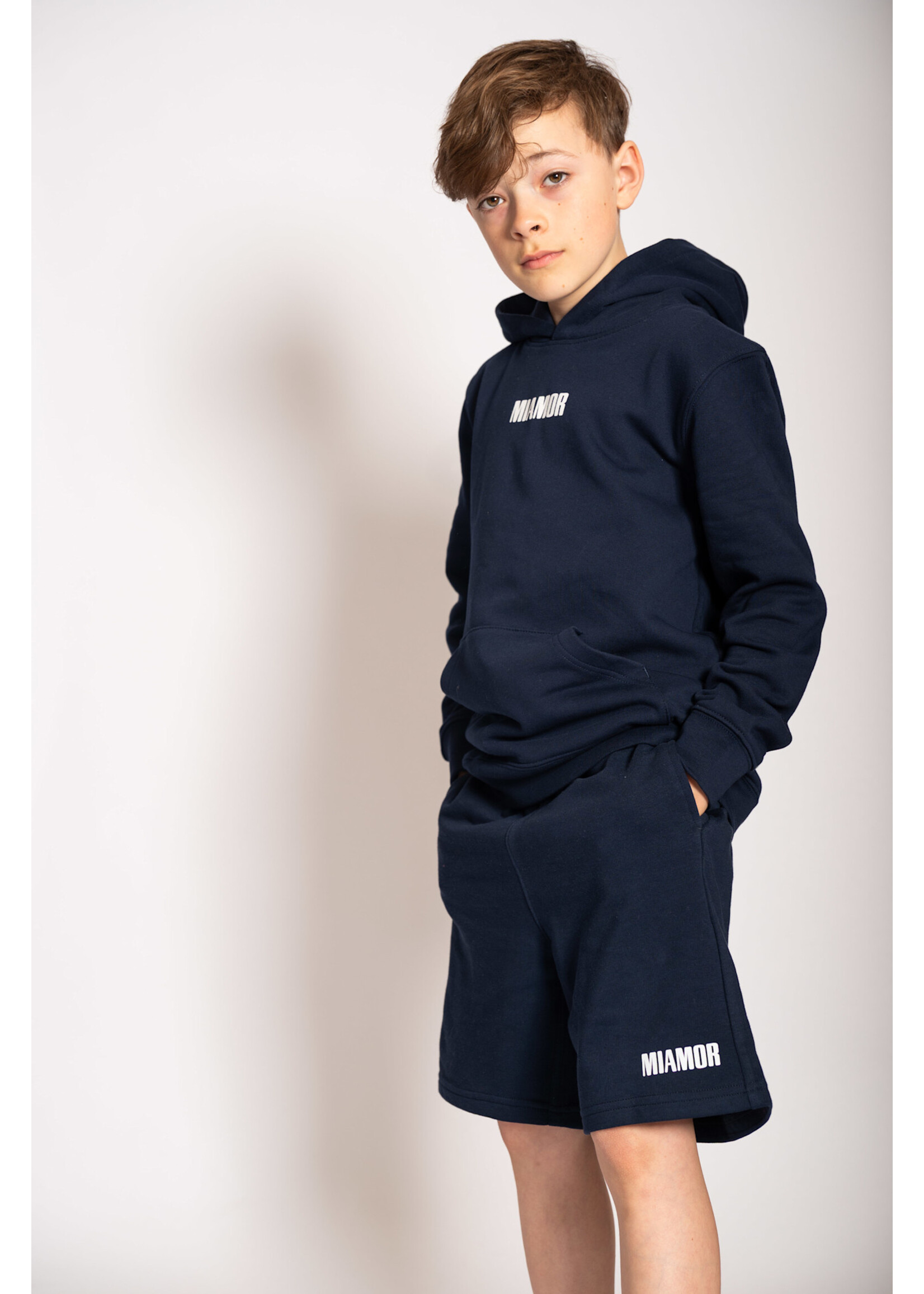 MIAMOR NEW - Mini Miamor supreme shorts navy - white logo