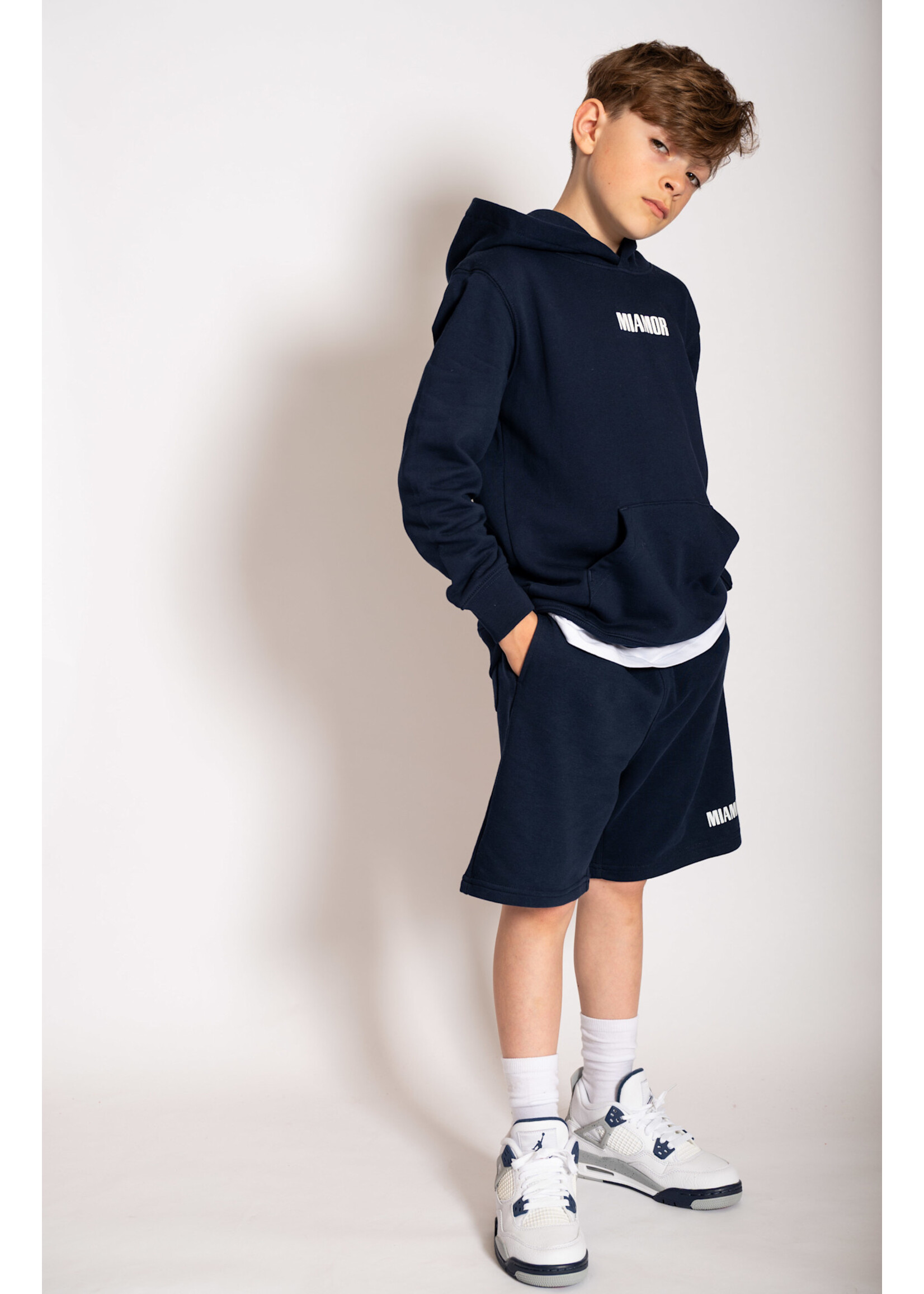 MIAMOR NEW - Mini Miamor supreme shorts navy - white logo