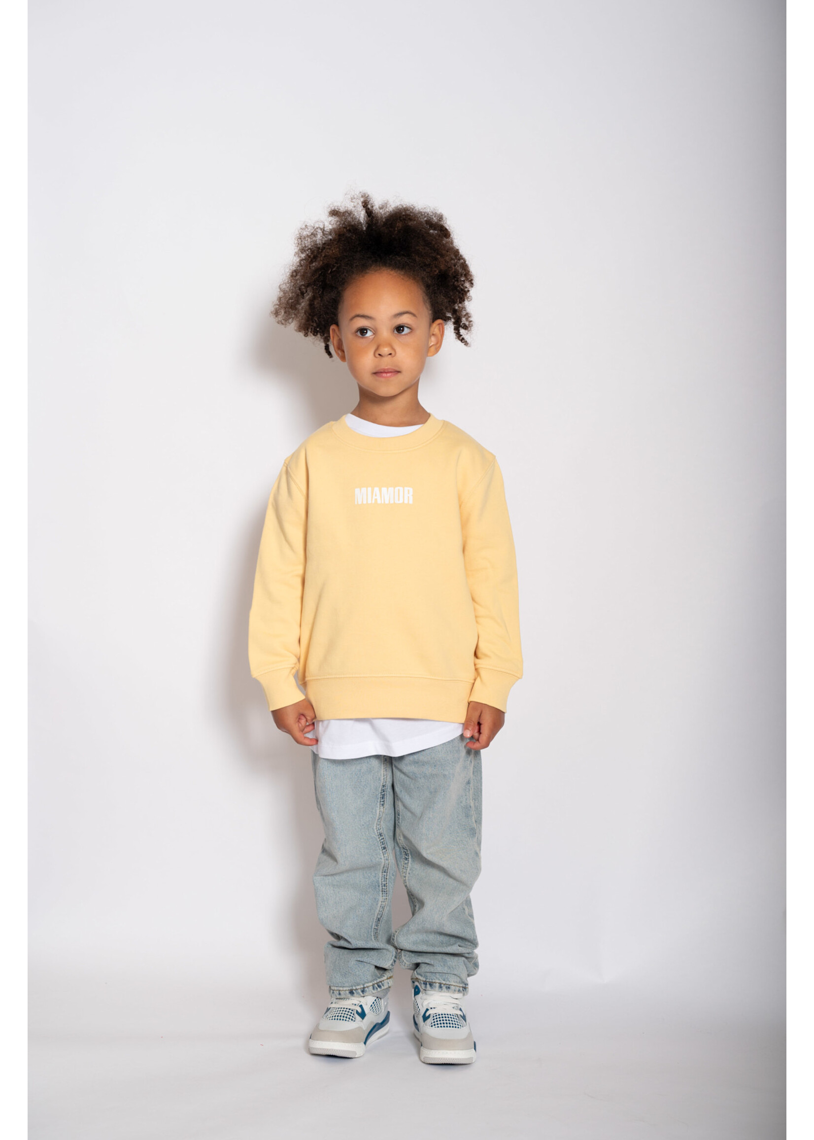 MIAMOR NEW - Mini Miamor supreme crew neck - yellow cream