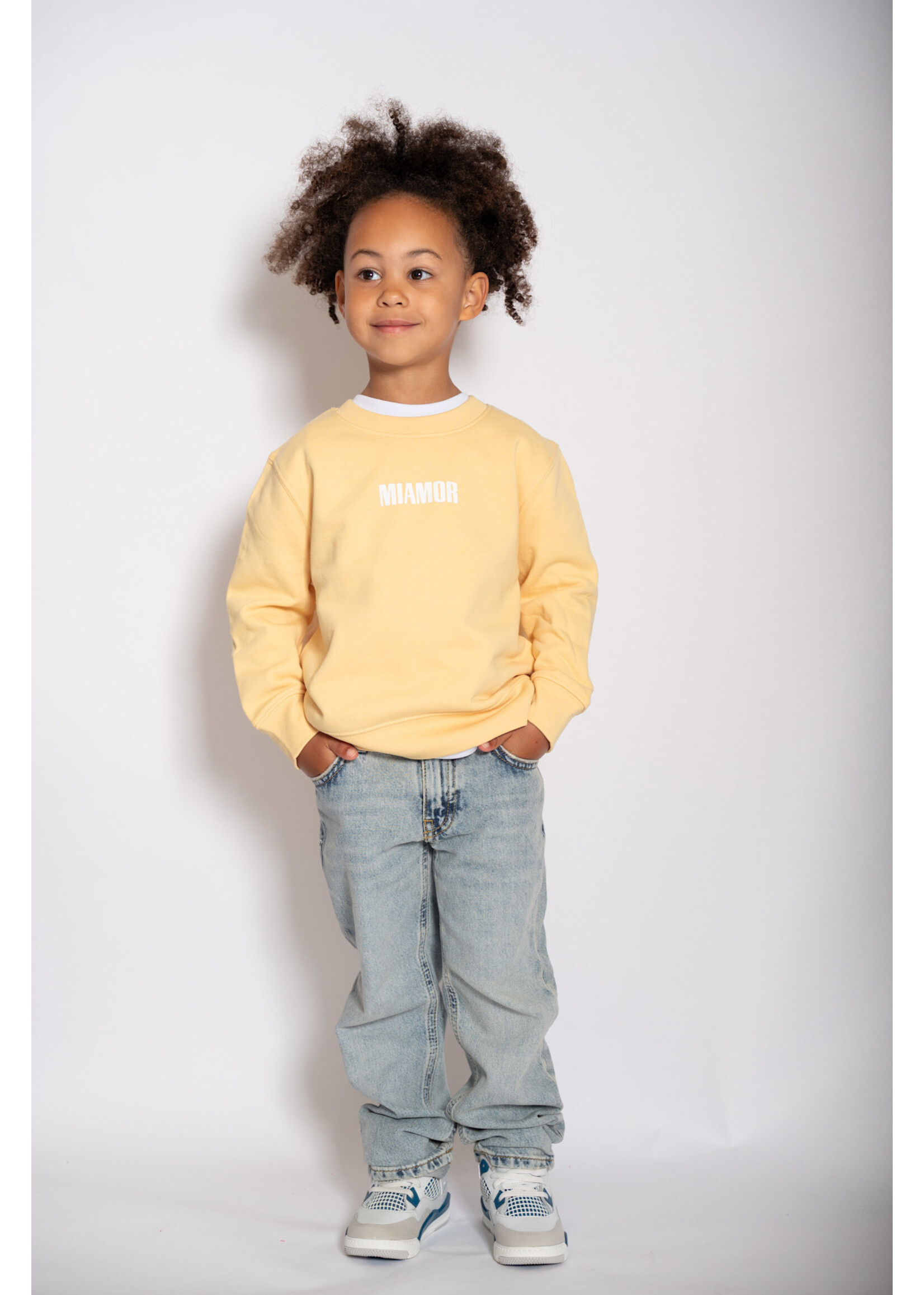 MIAMOR NEW - Mini Miamor supreme crew neck - yellow cream