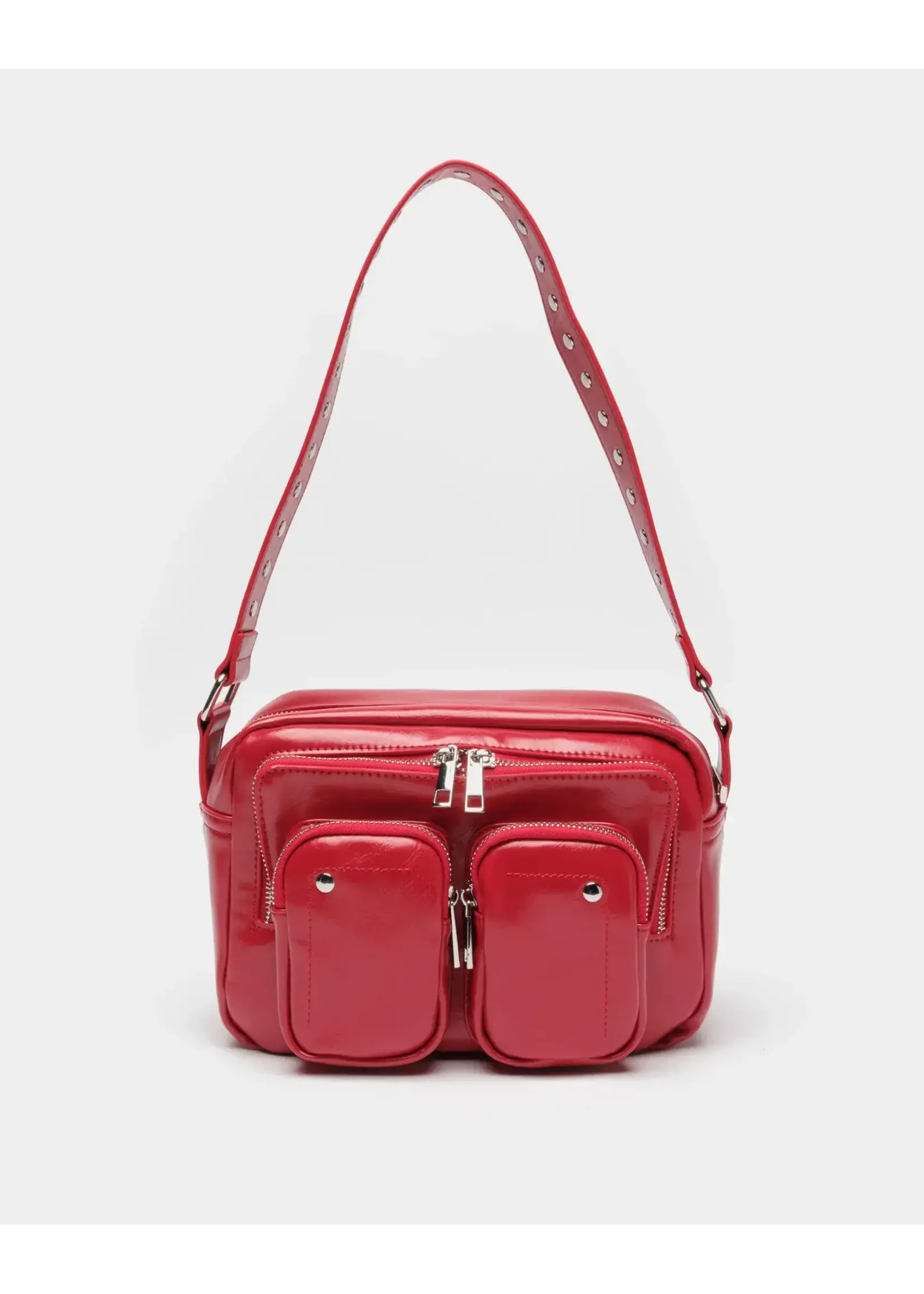 Núnoo Ellie wrinkle bag - bright red