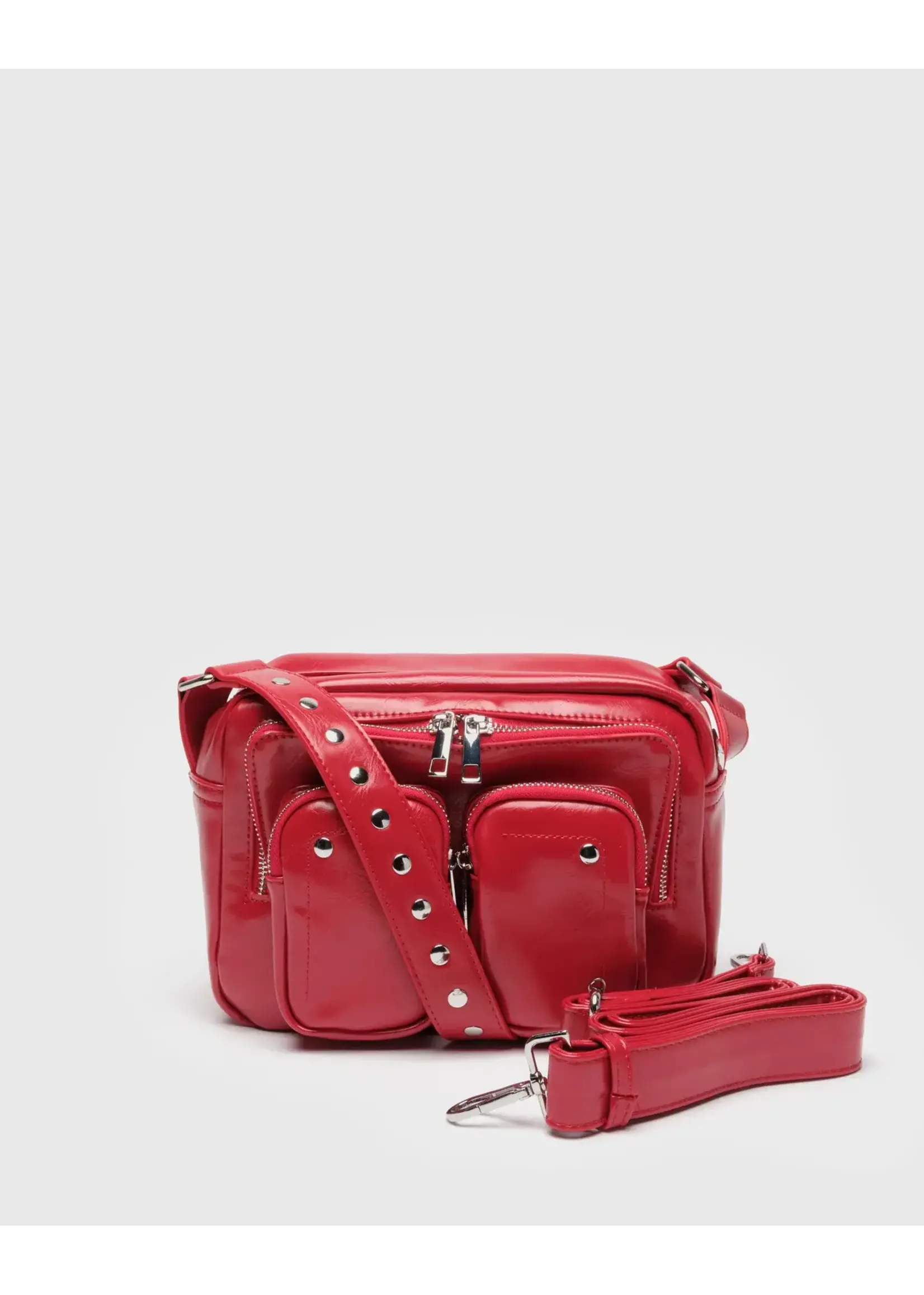 Núnoo Ellie wrinkle bag - bright red