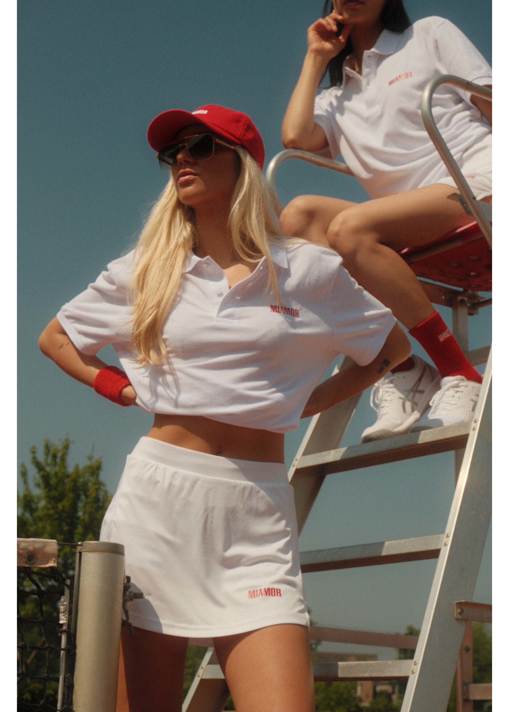 MIAMOR Miamor unisex tennis polo - white