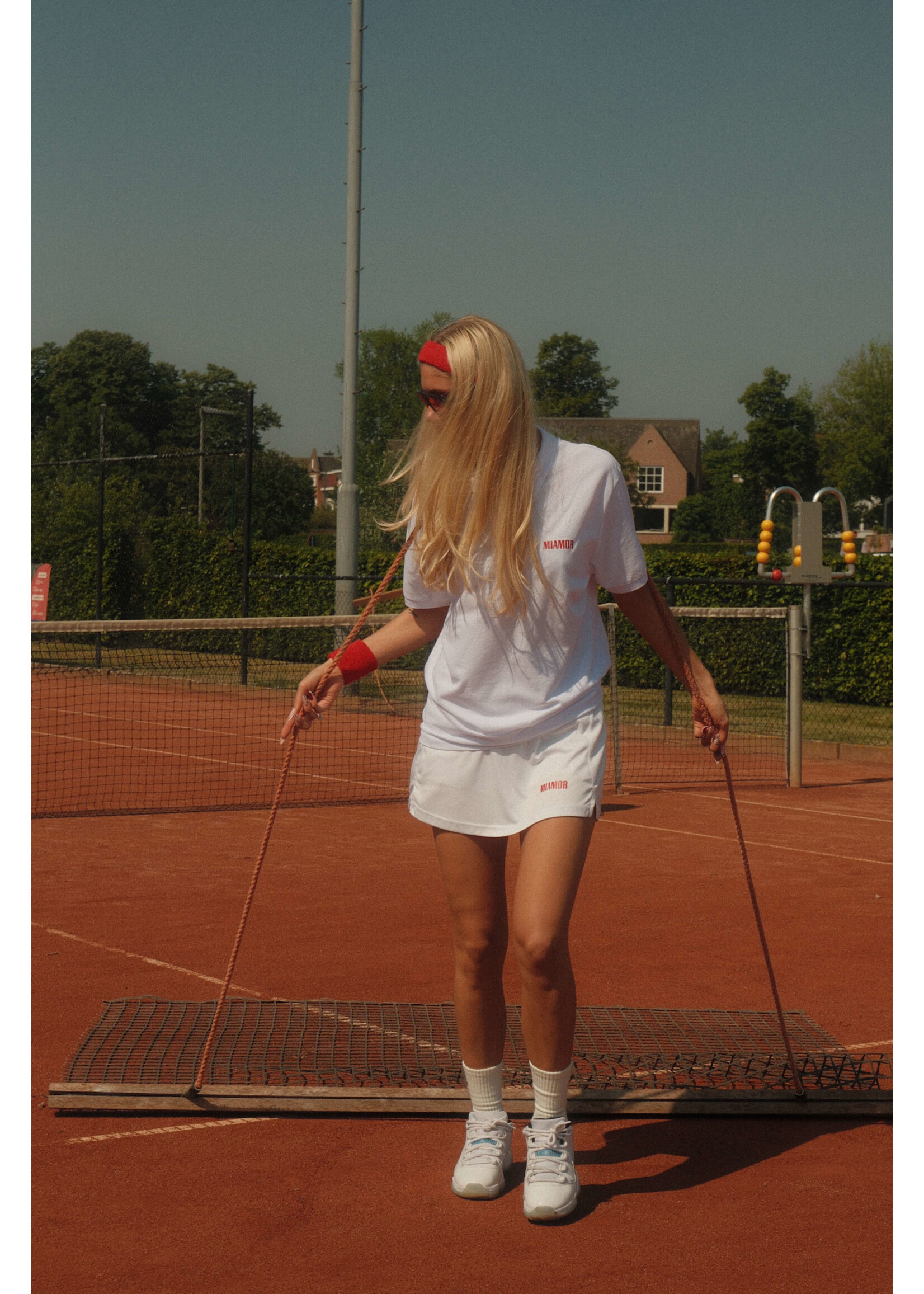 MIAMOR Miamor unisex tennis polo - white