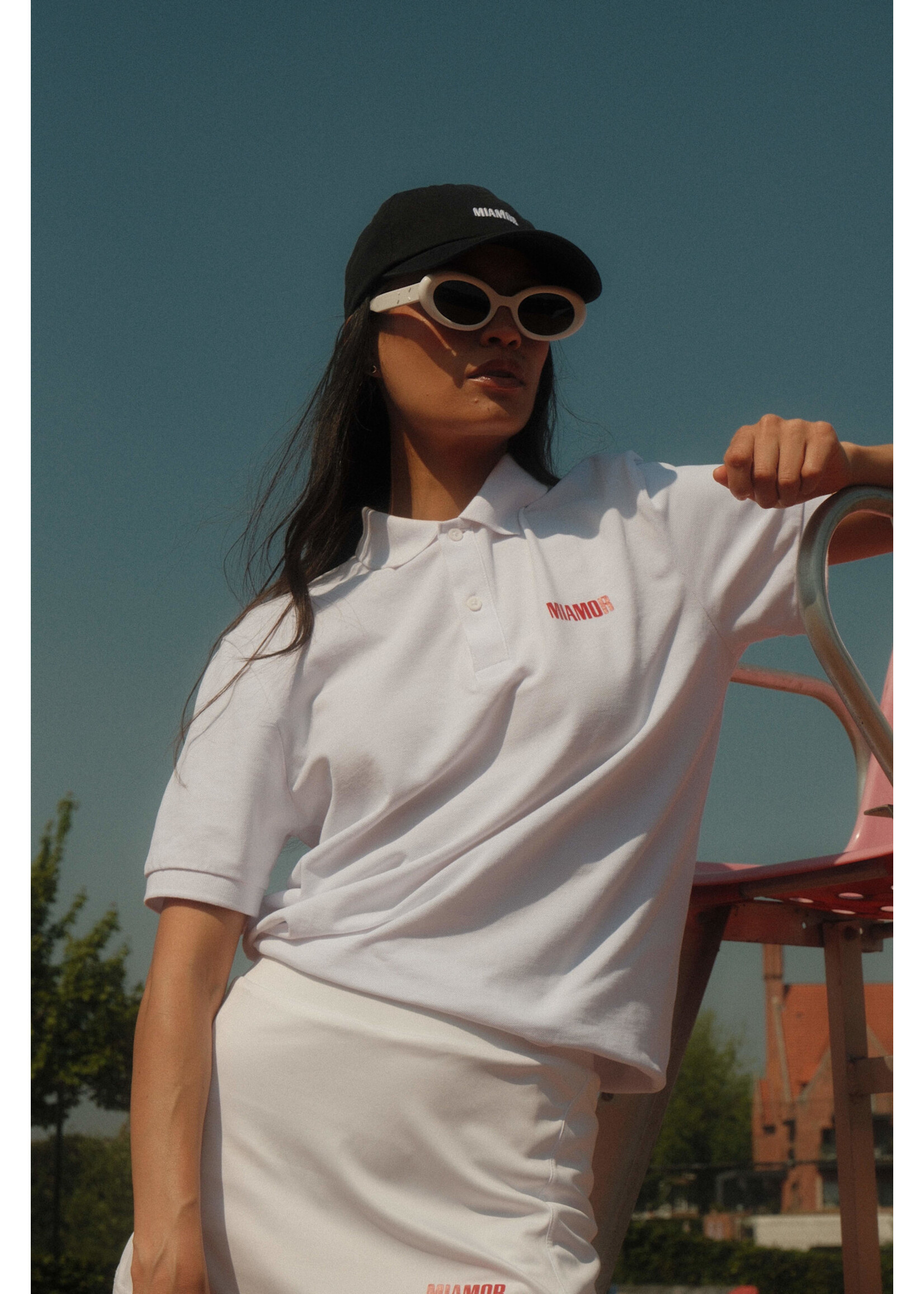 MIAMOR Miamor unisex tennis polo - white