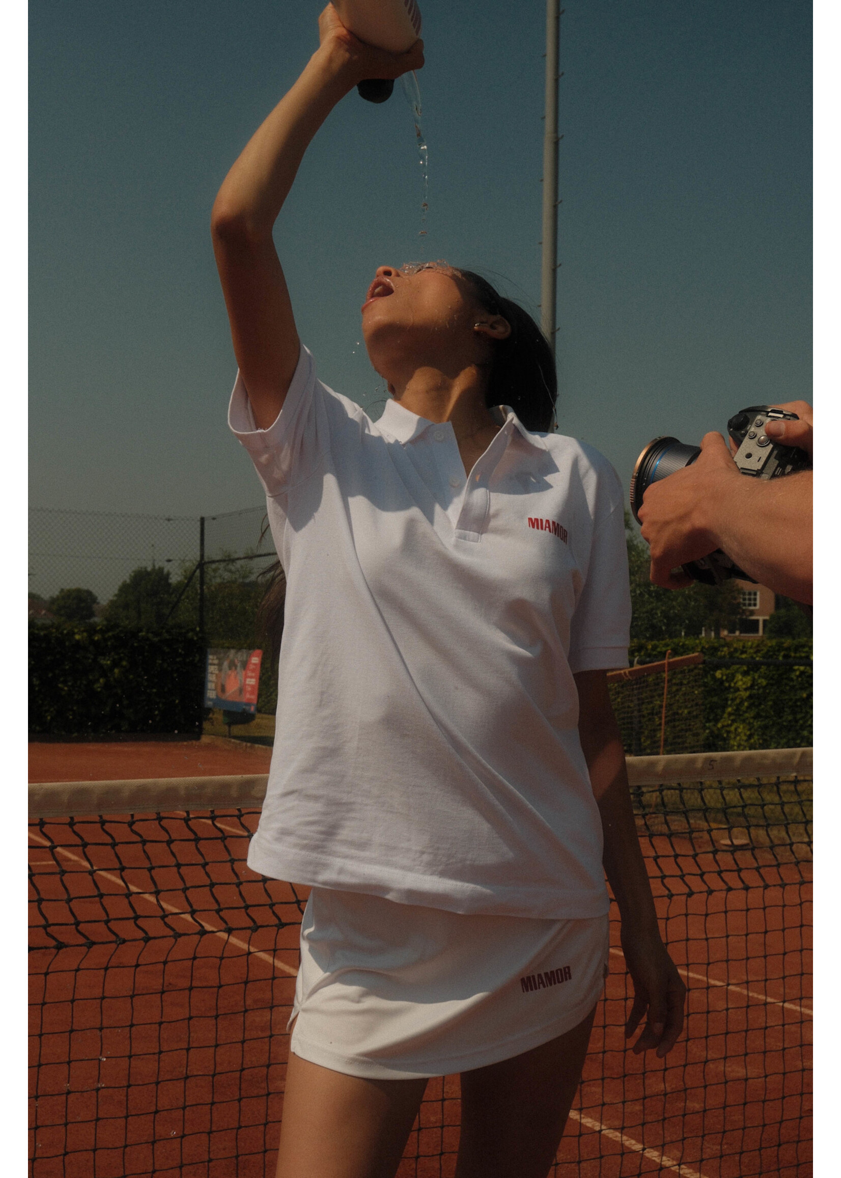 MIAMOR Miamor unisex tennis polo - white
