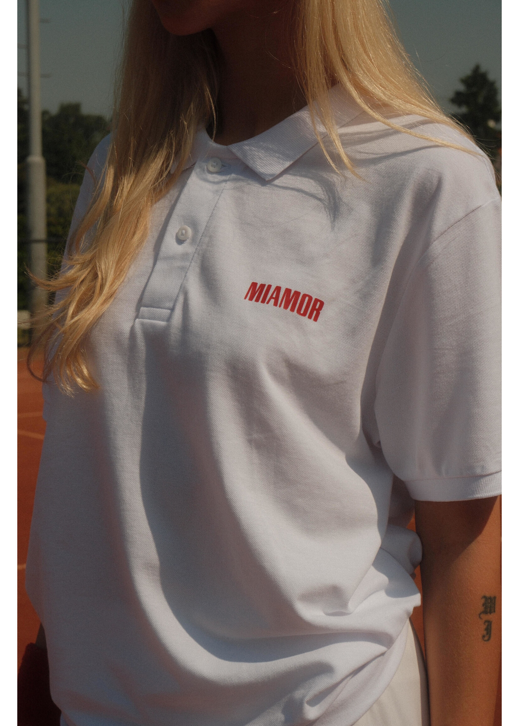 MIAMOR Miamor unisex tennis polo - white