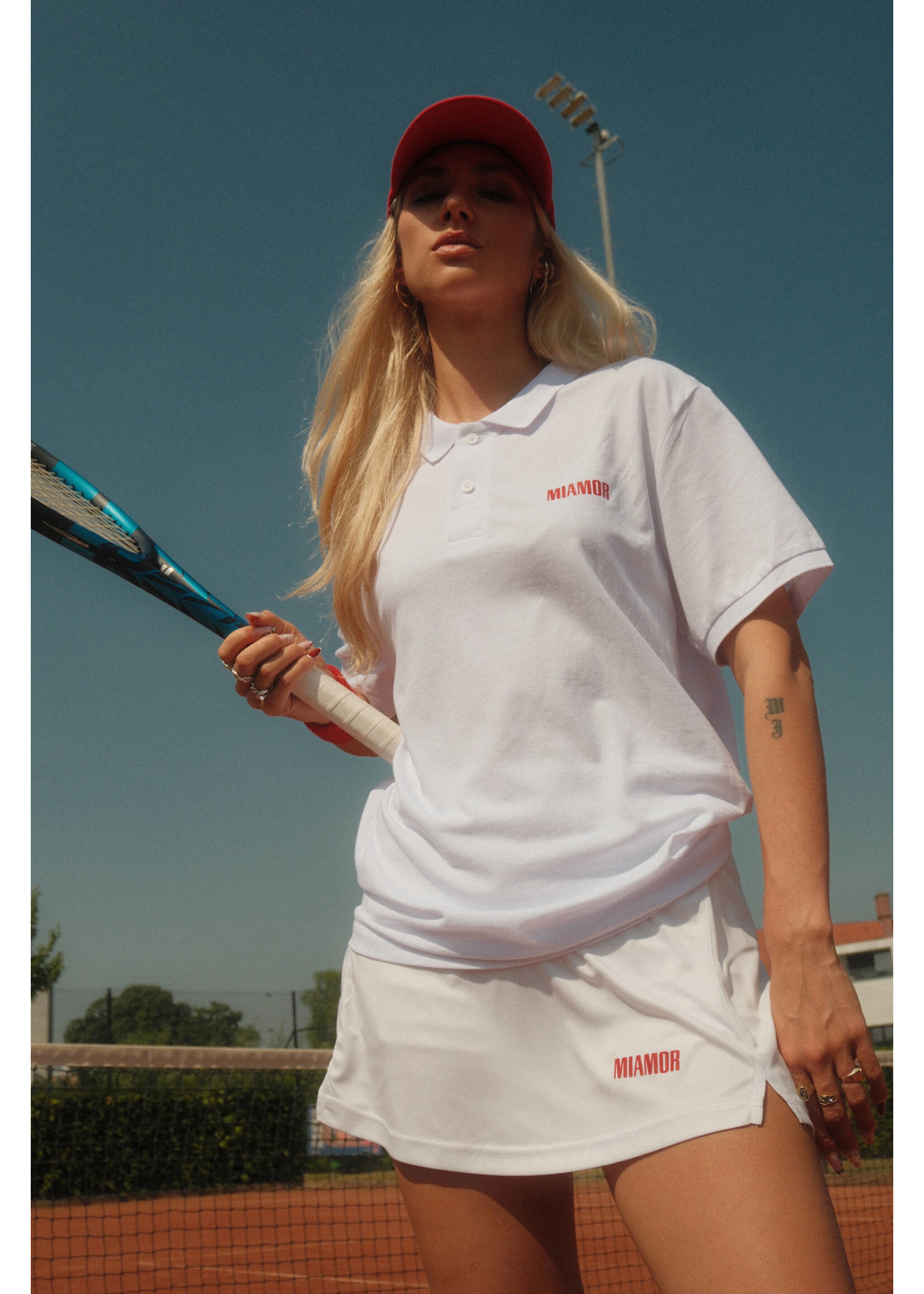 MIAMOR Miamor unisex tennis polo - white