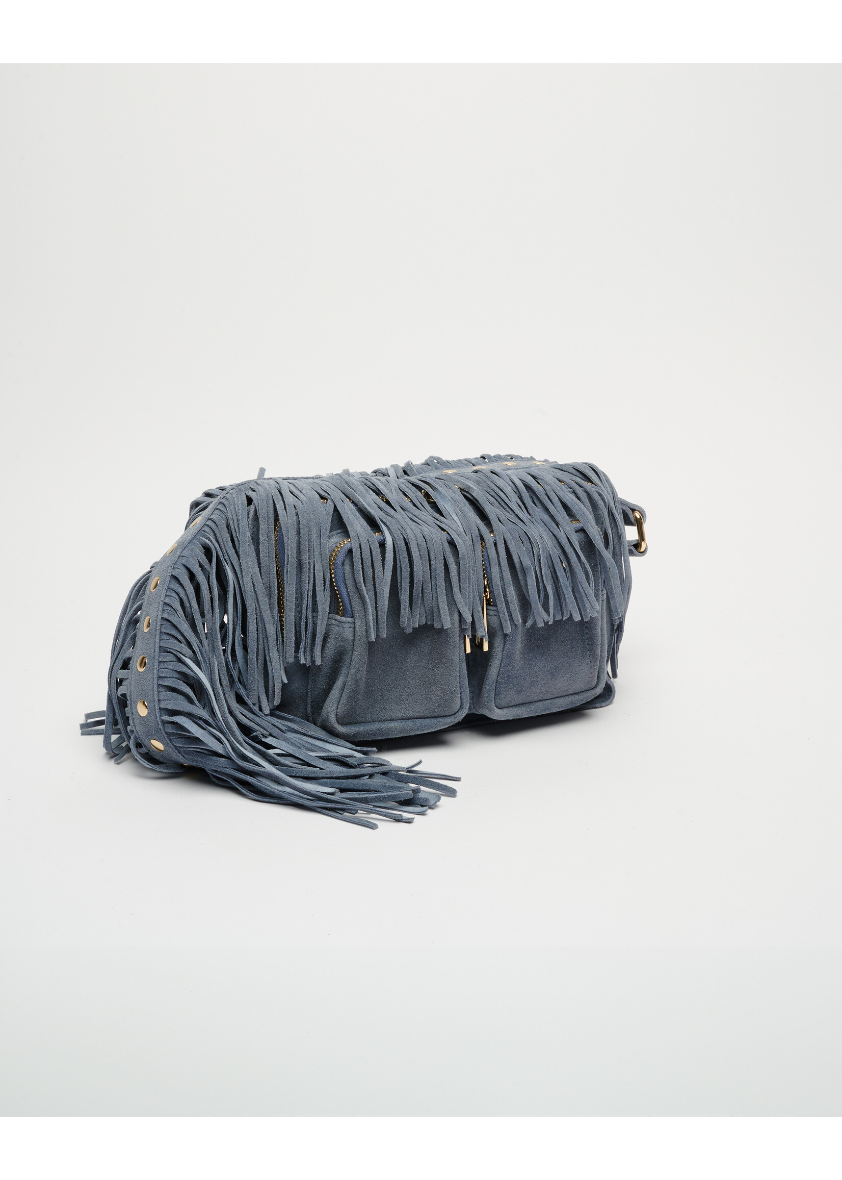 Núnoo Ellie Fringe Suede - Jeans w. Gold
