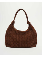 Núnoo Big Dandy Braided Suede - Dark Brown w. Gold
