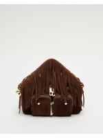 Núnoo Helena Fringe Suede - Dark Brown w. Gold