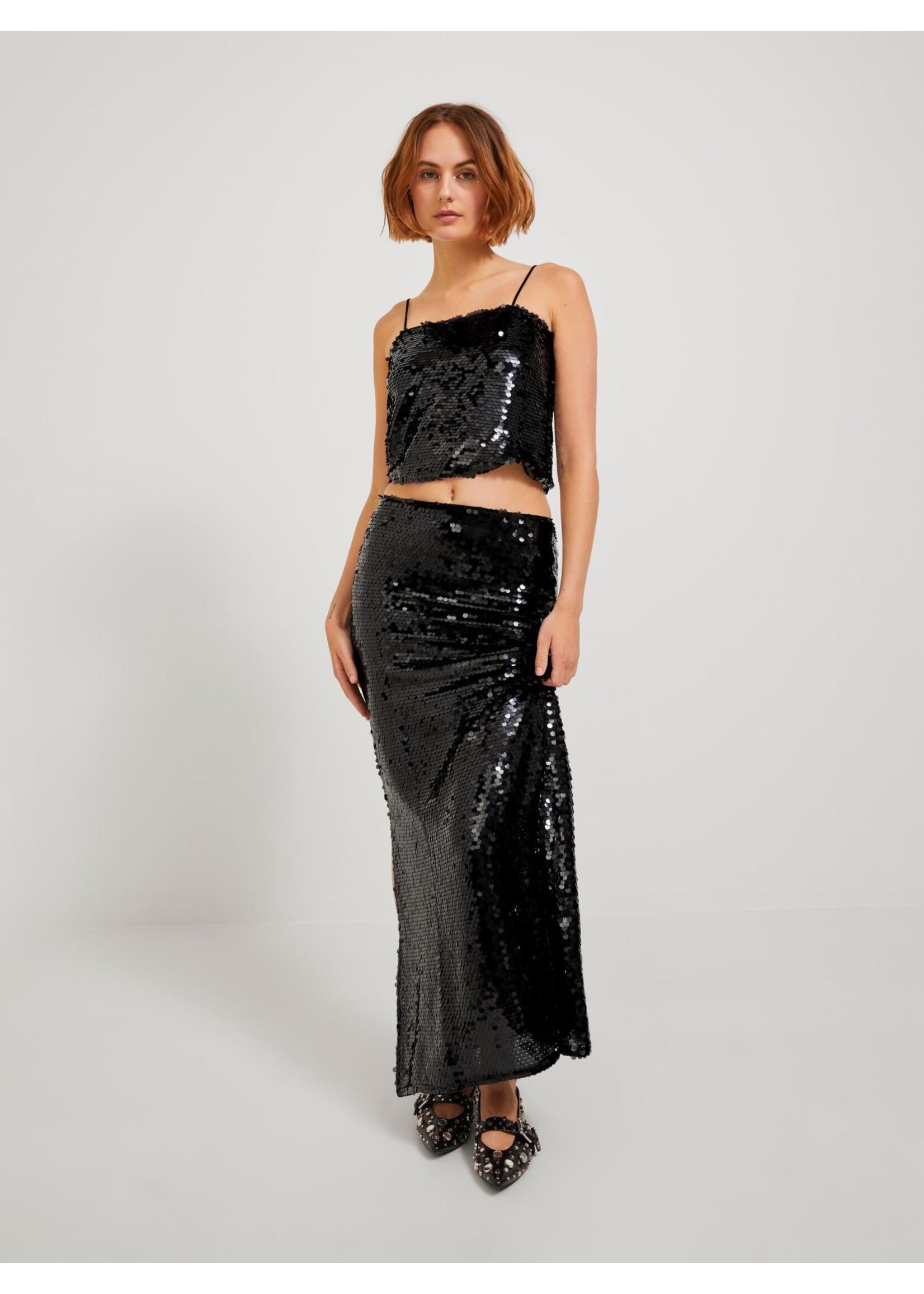JXAVA SEQUIN LONG SKIRT