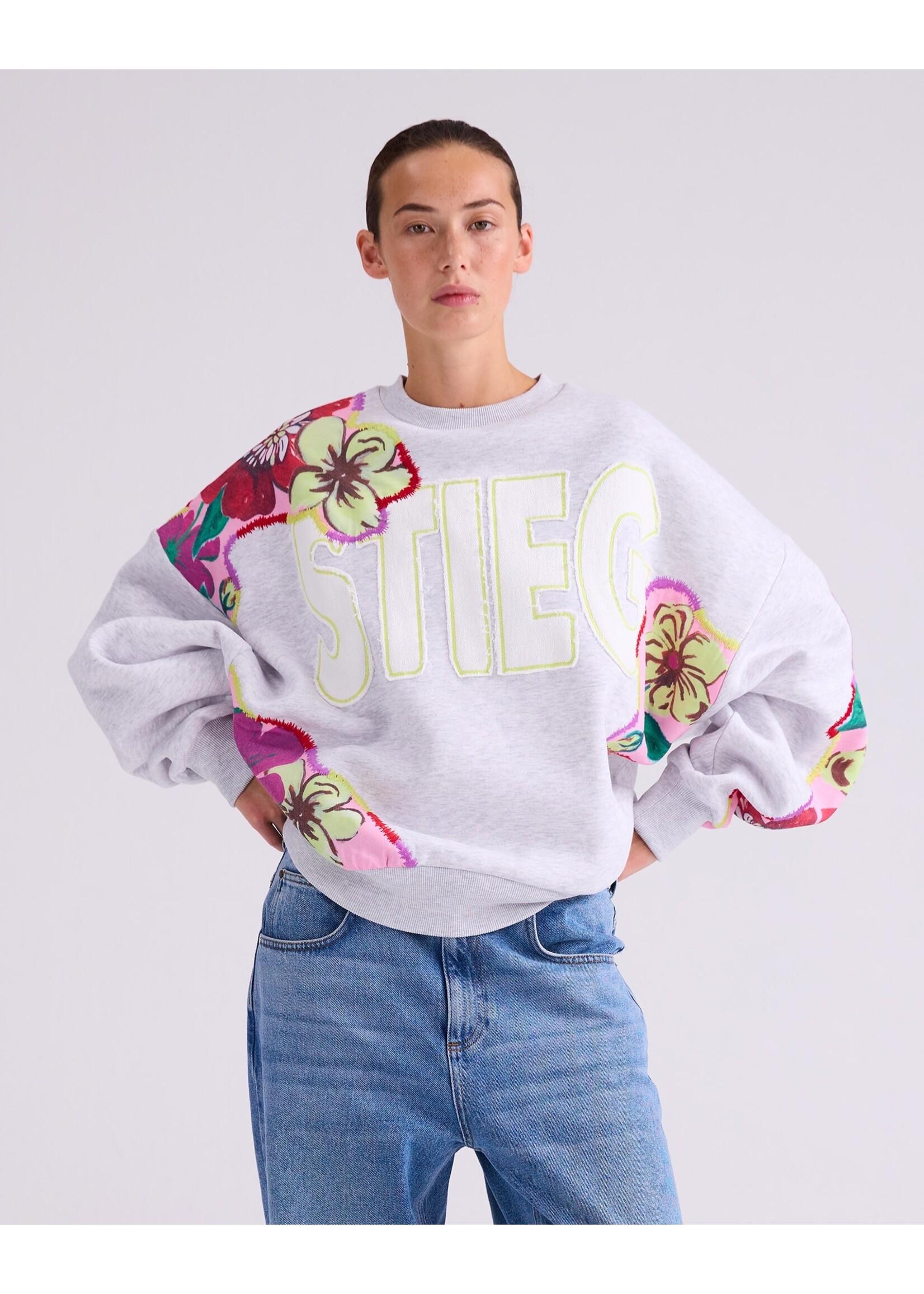 Stieglitz Gitana sweater - Melange grey