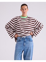 Stieglitz Janita wide skate longsleeve - brown