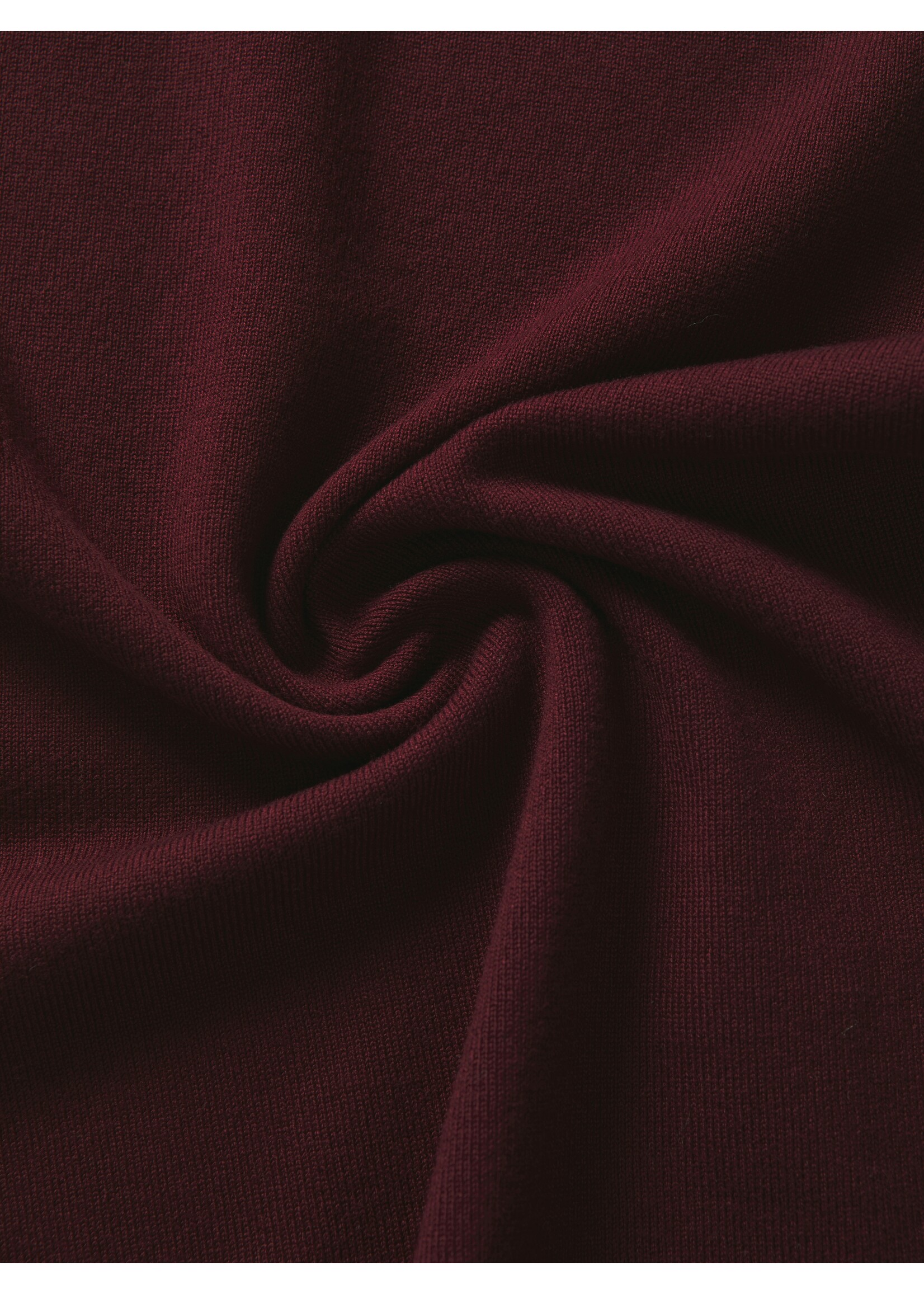 JXEVELYN COMFY PIPING KNIT TOP - CABERNET