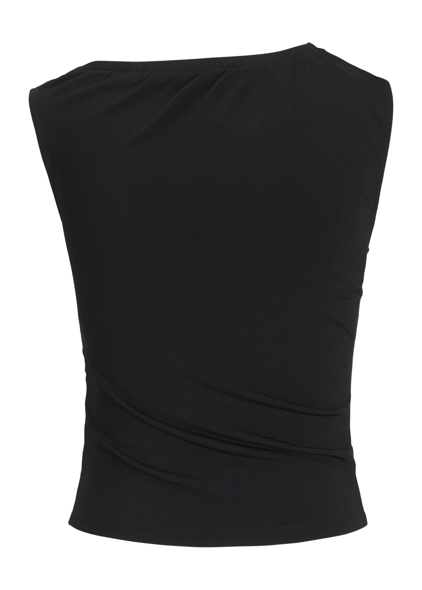JXHOLLY ASYM TOP - BLACK