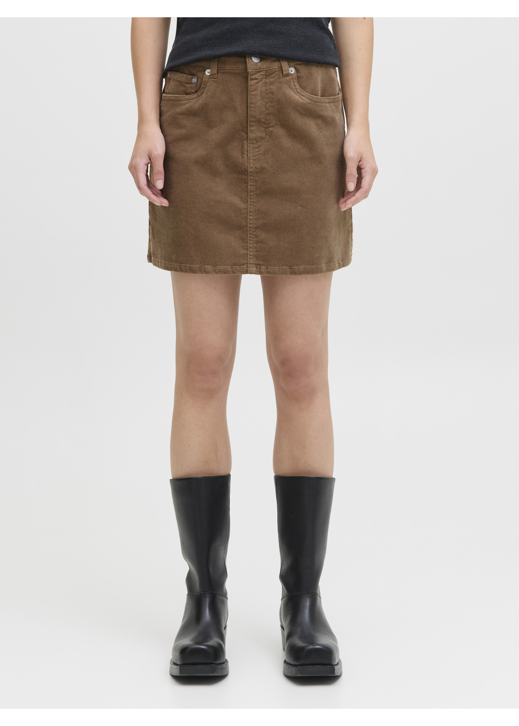 JXGELLY SHORT SKIRT - OTTER CAMEL