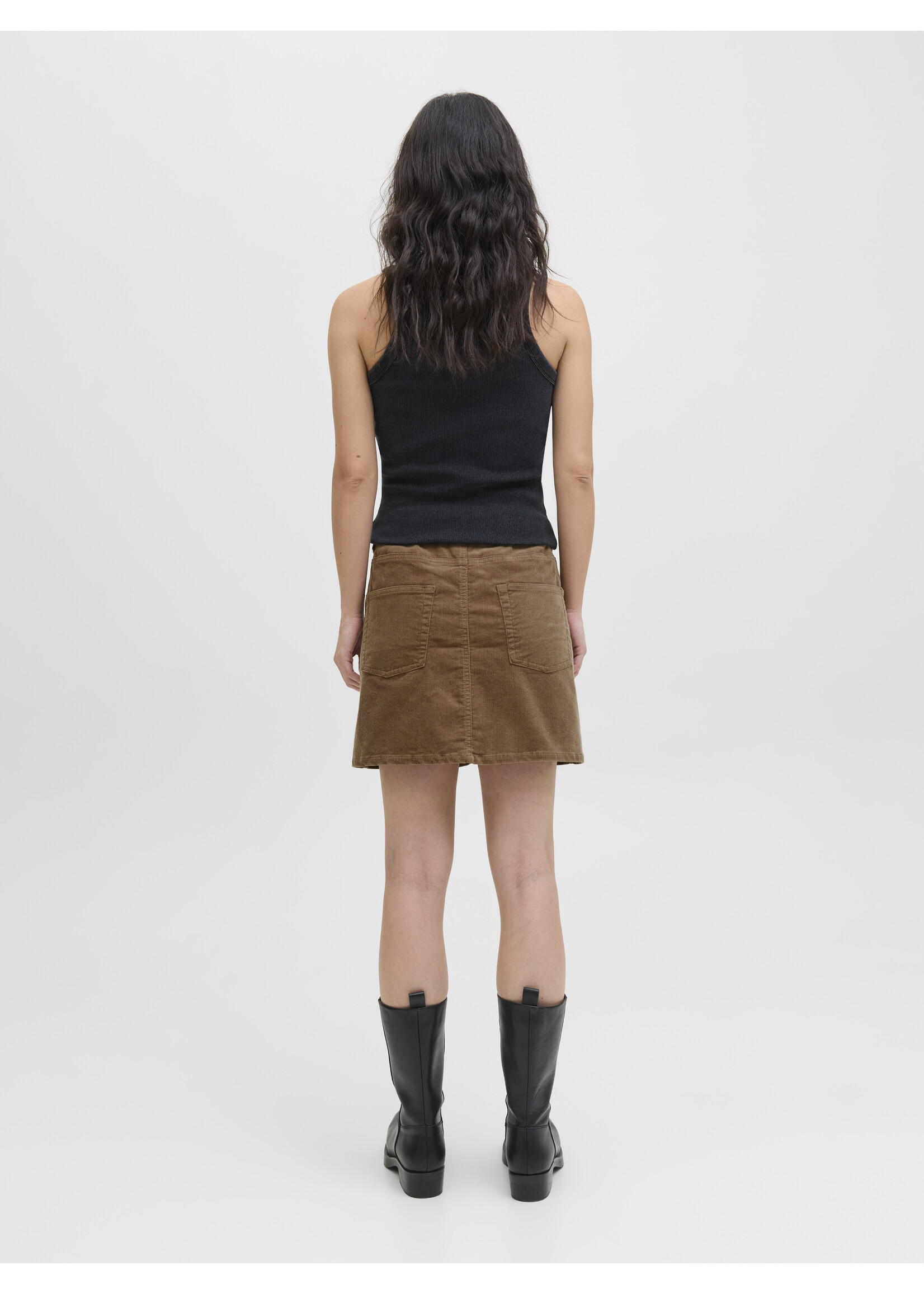 JXGELLY SHORT SKIRT - OTTER CAMEL