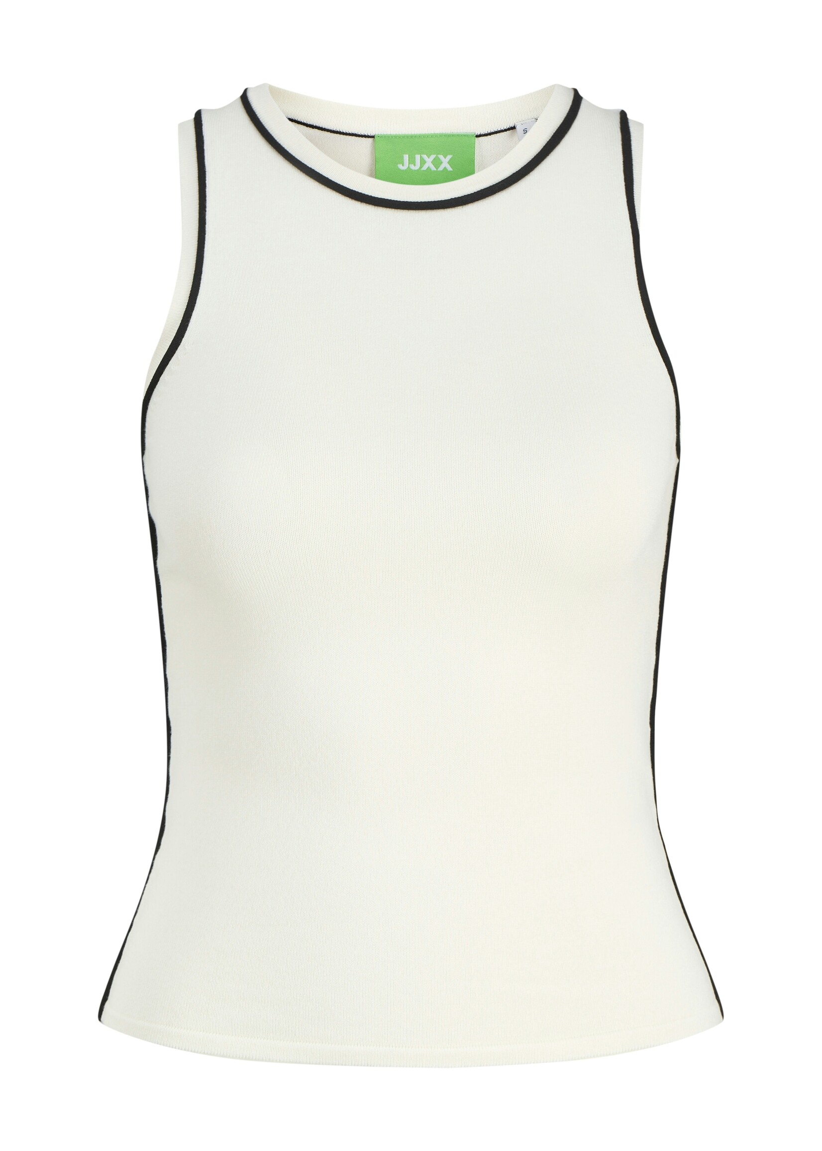JXEVELYN COMFY PIPING KNIT TOP - VANILLA
