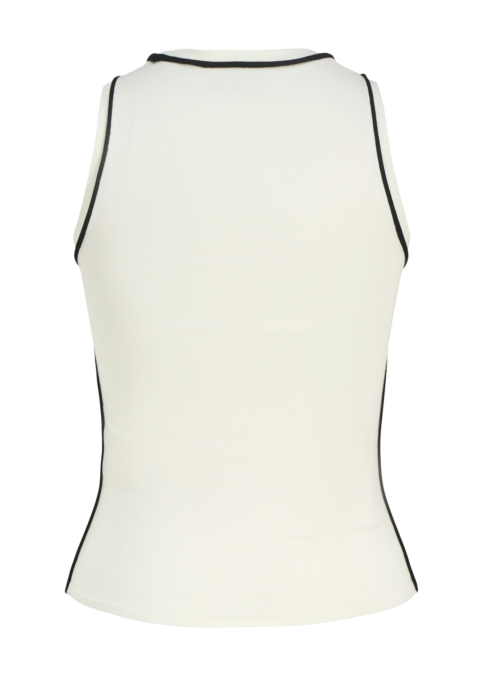 JXEVELYN COMFY PIPING KNIT TOP - VANILLA